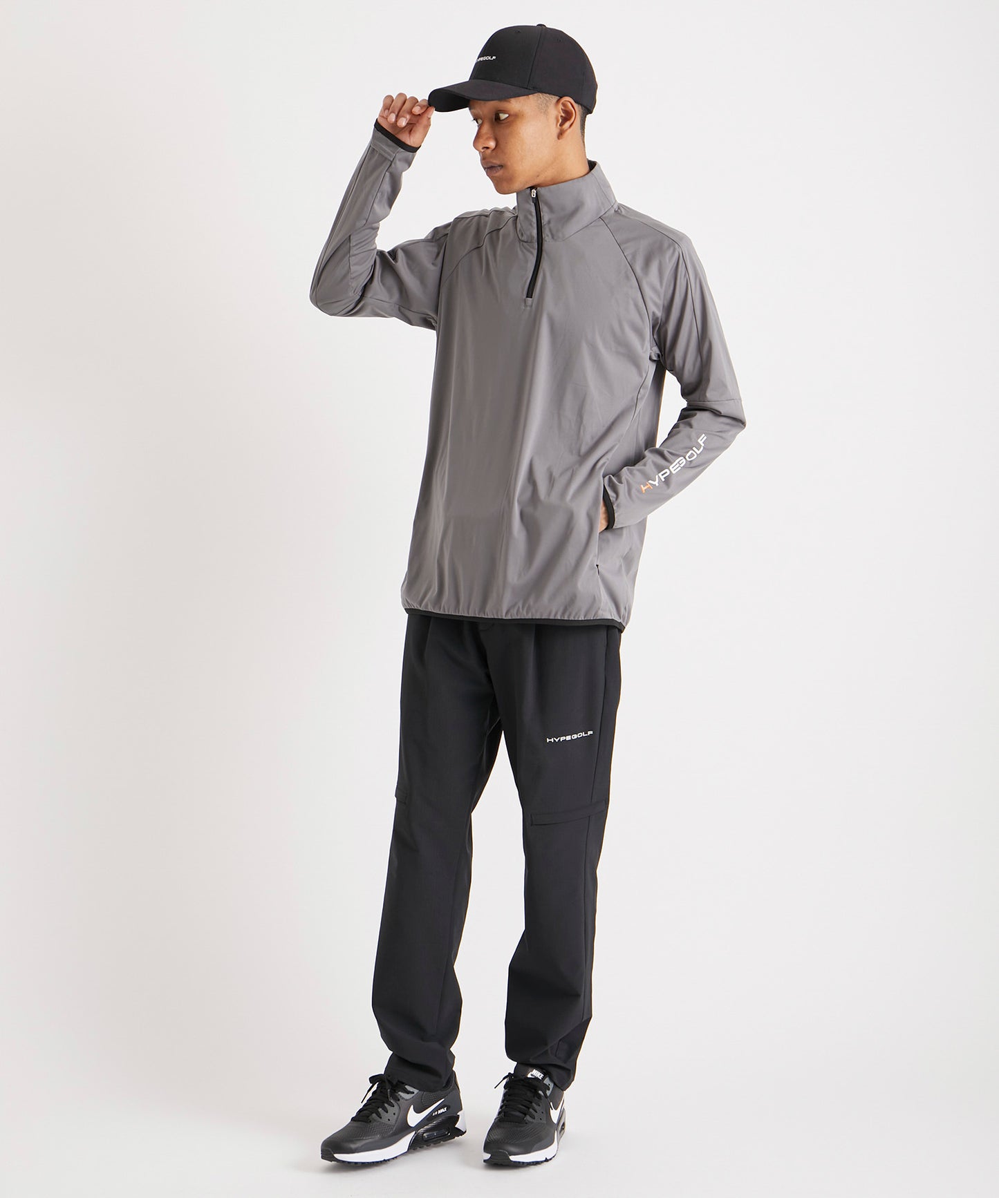 Airshut HALF ZIP SHIRTS GRAY