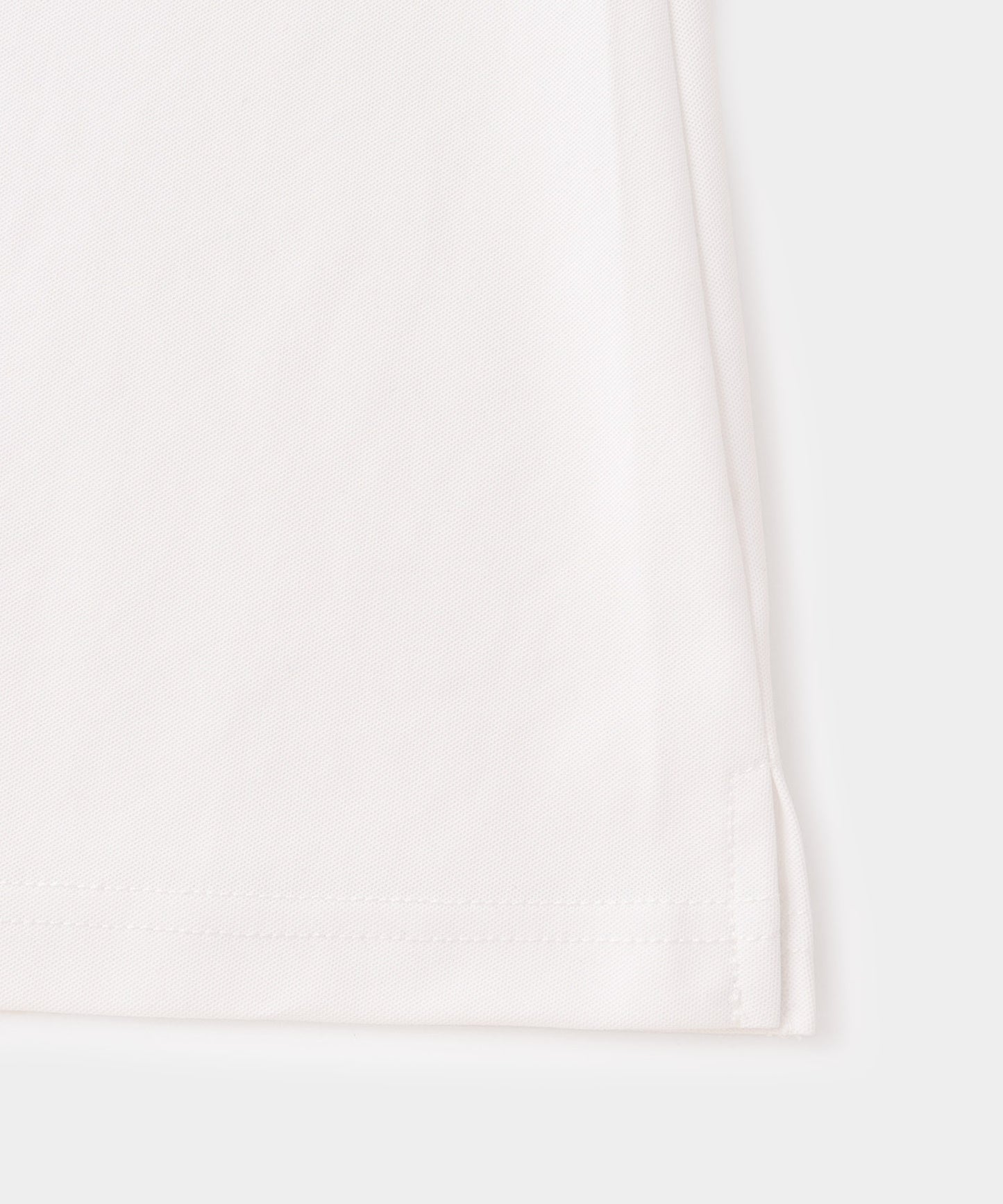 WOMENS DOT MOTIF LS POLO SHIRTS WHITE