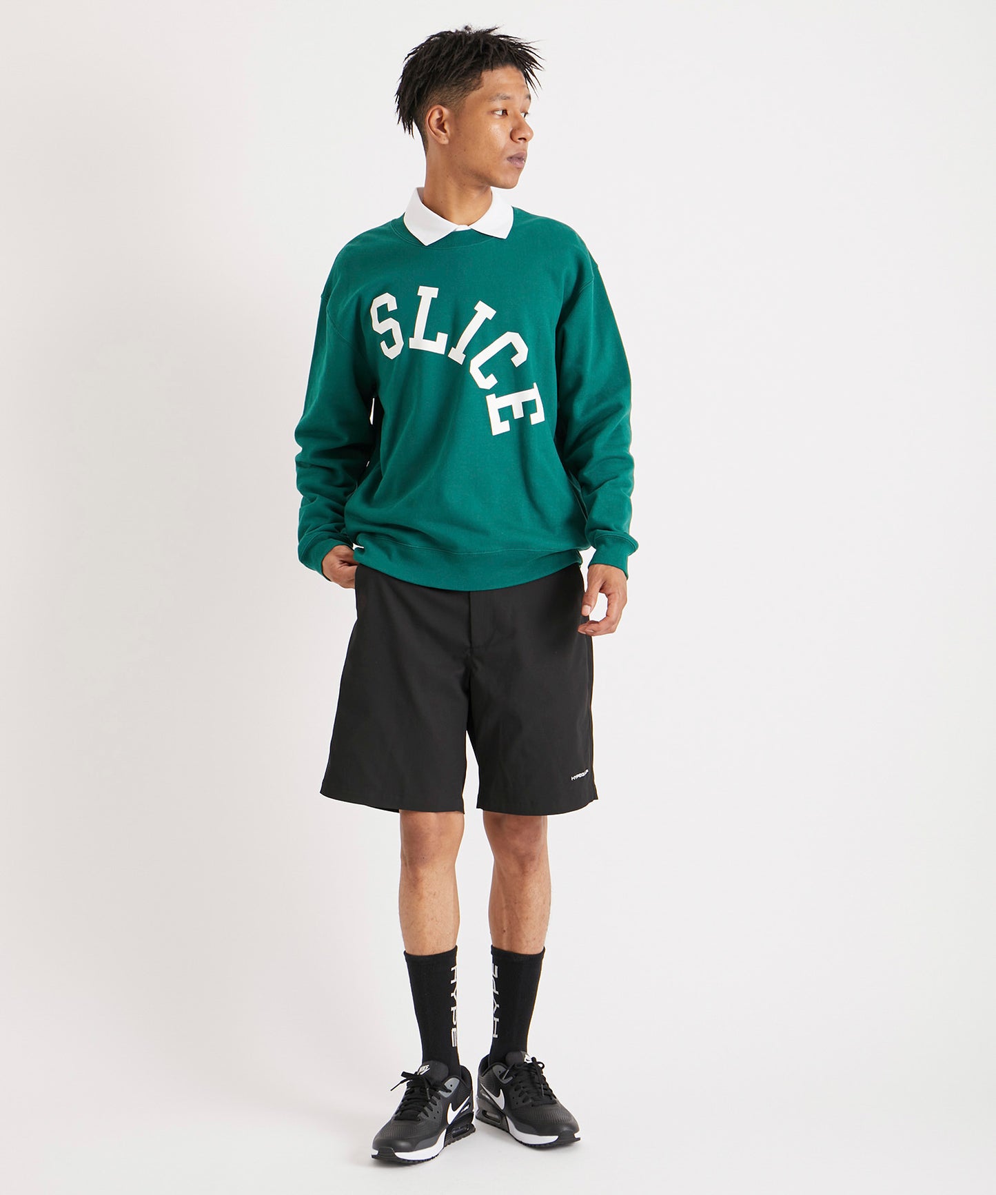 SLICE GOLF SWEATSHIRT GREEN