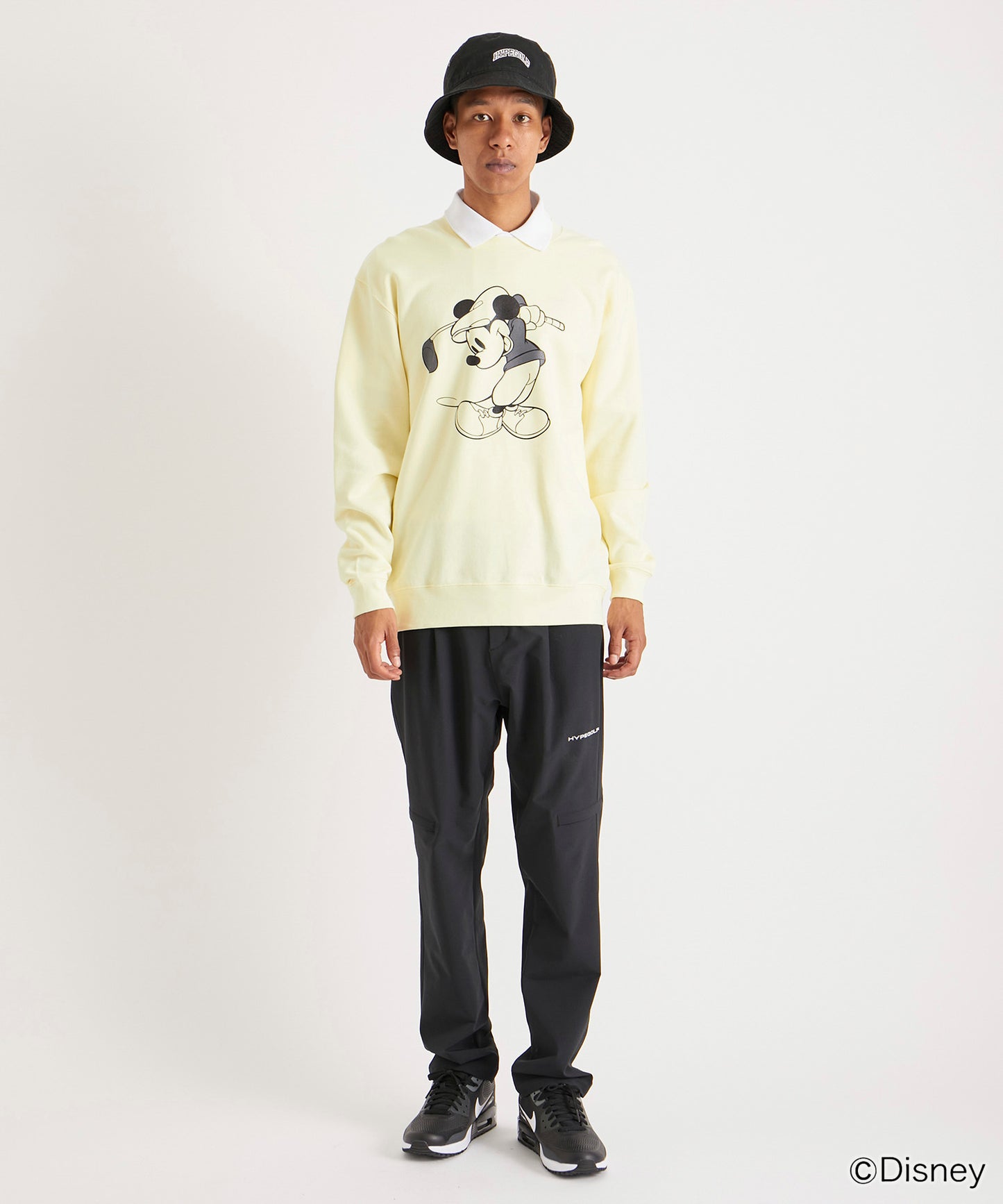 SWEATSHIRT / Mickey Mouse / YELLOW