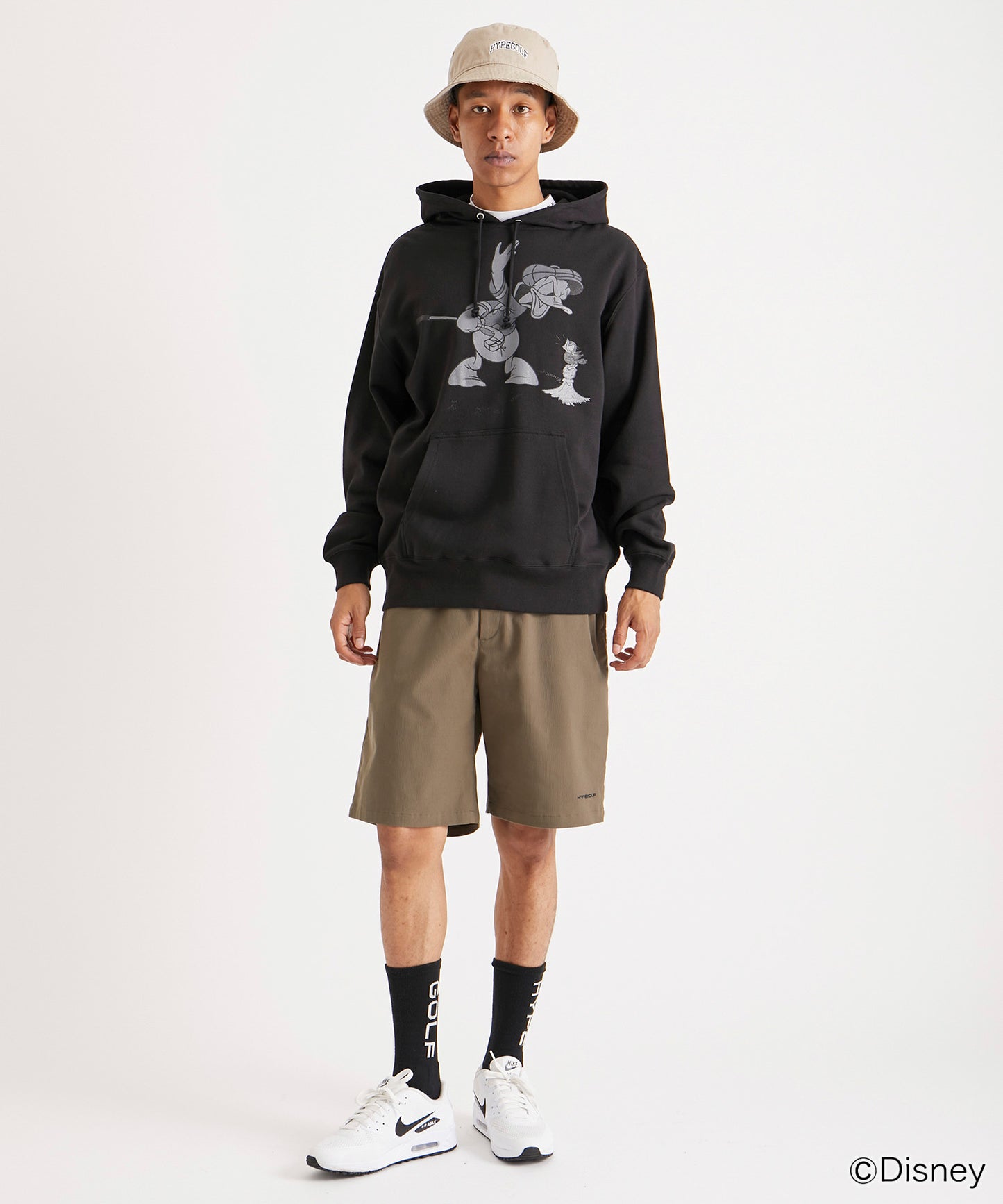 HOODIE / Donald Duck / BLACK