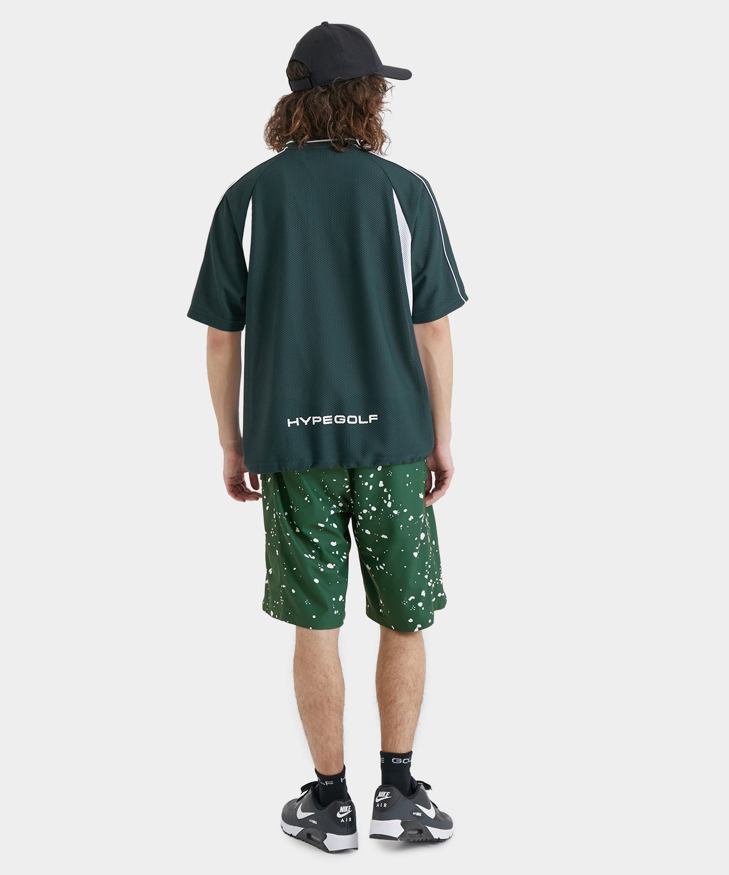 BLEACH MOTIF SHORTS GREEN