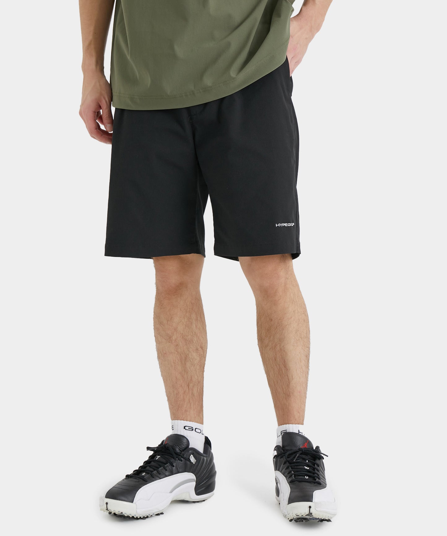 CORDUROY SHORTS BLACK