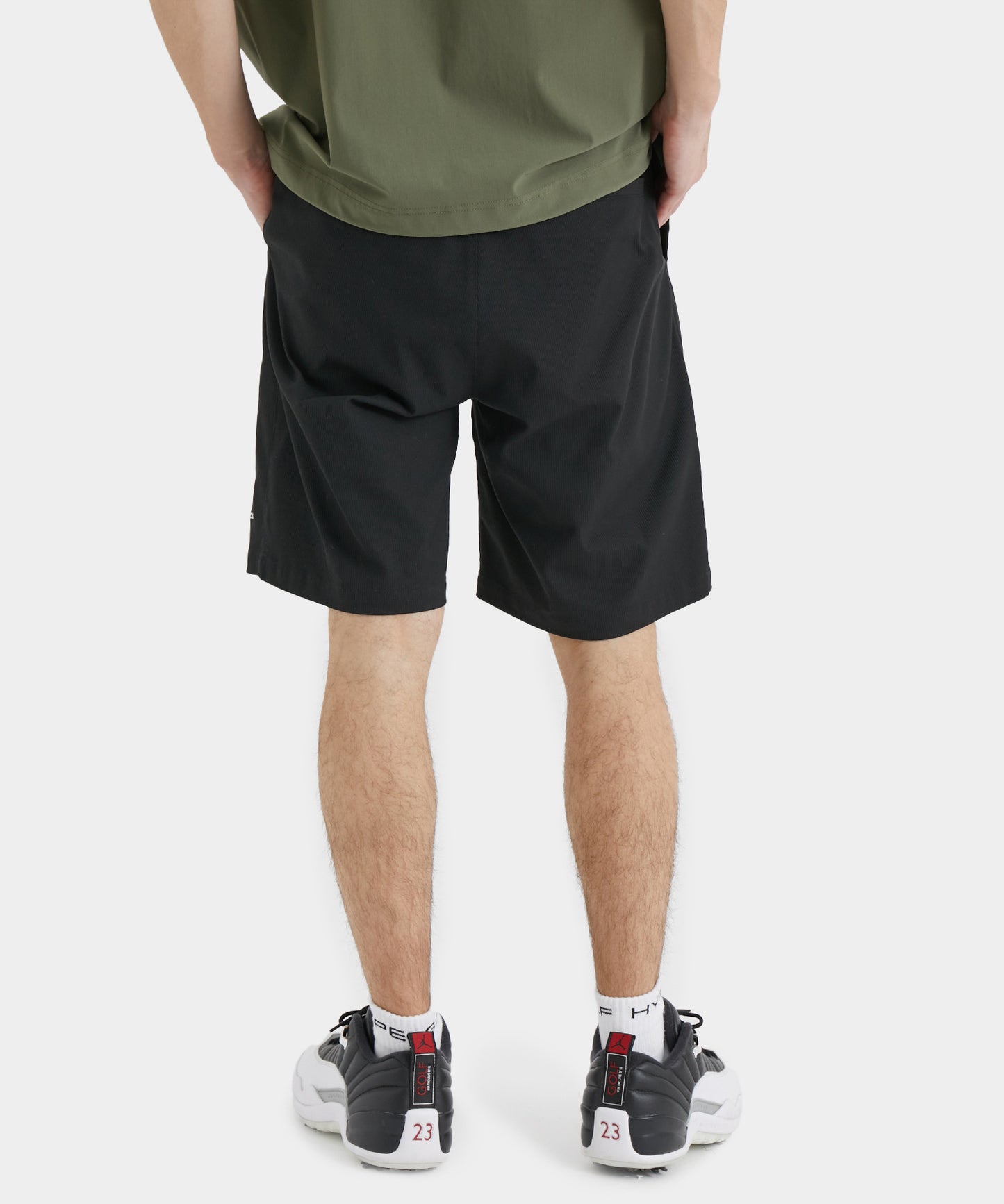 CORDUROY SHORTS BLACK