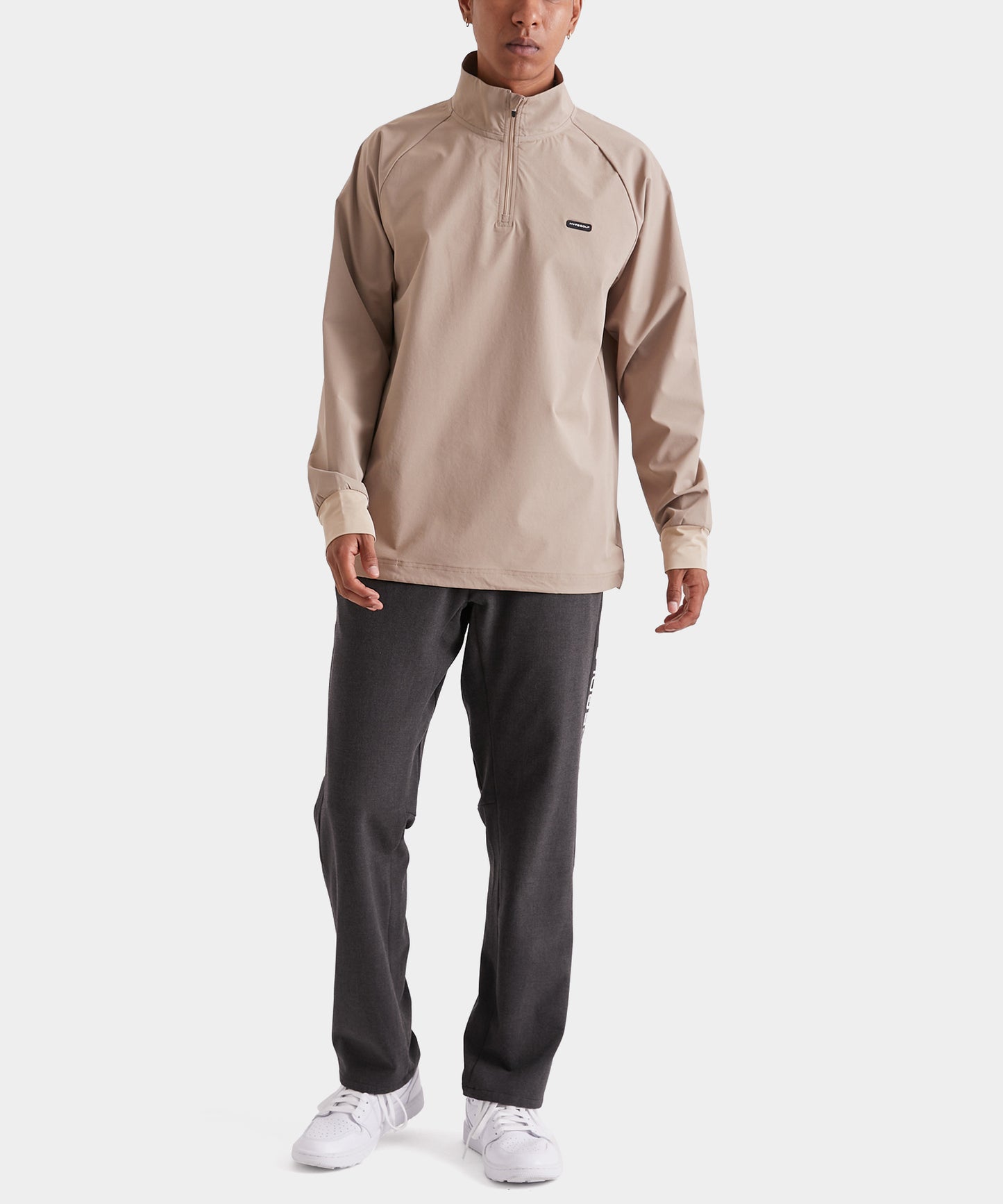 BACK BRUSHED PLAYER LONG PANTS D.GRAY