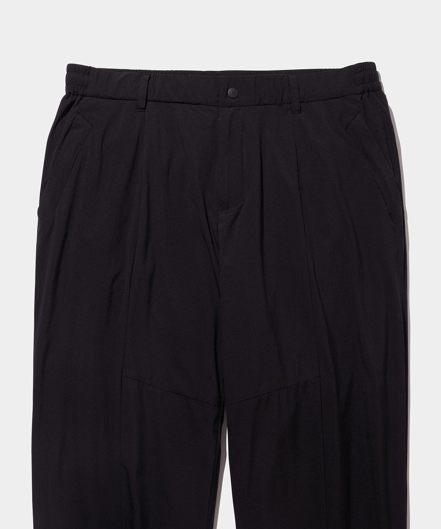 WOVEN NYLON LONG PANTS BLACK