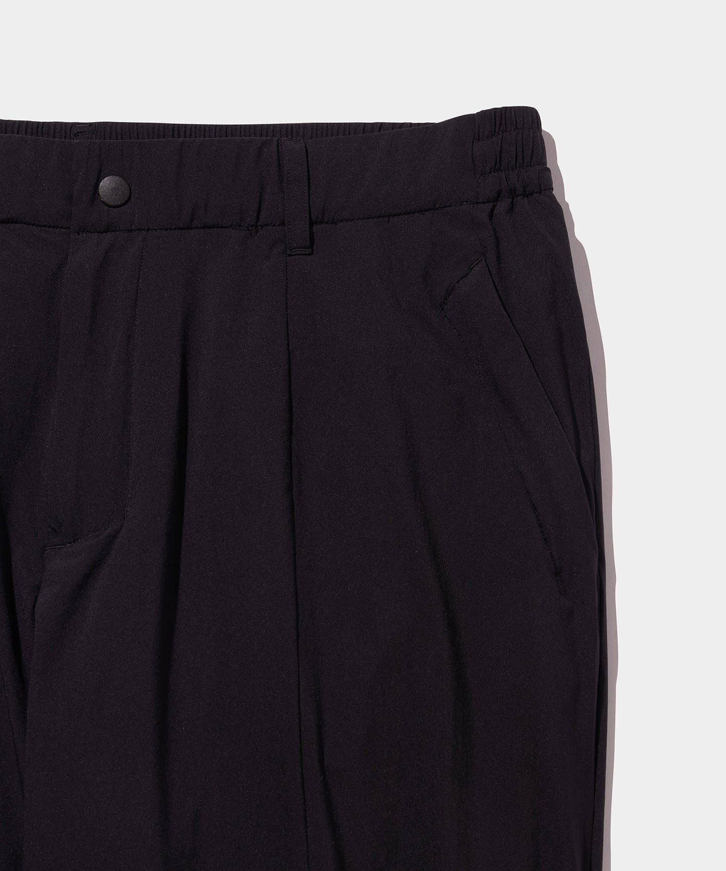 WOVEN NYLON LONG PANTS BLACK