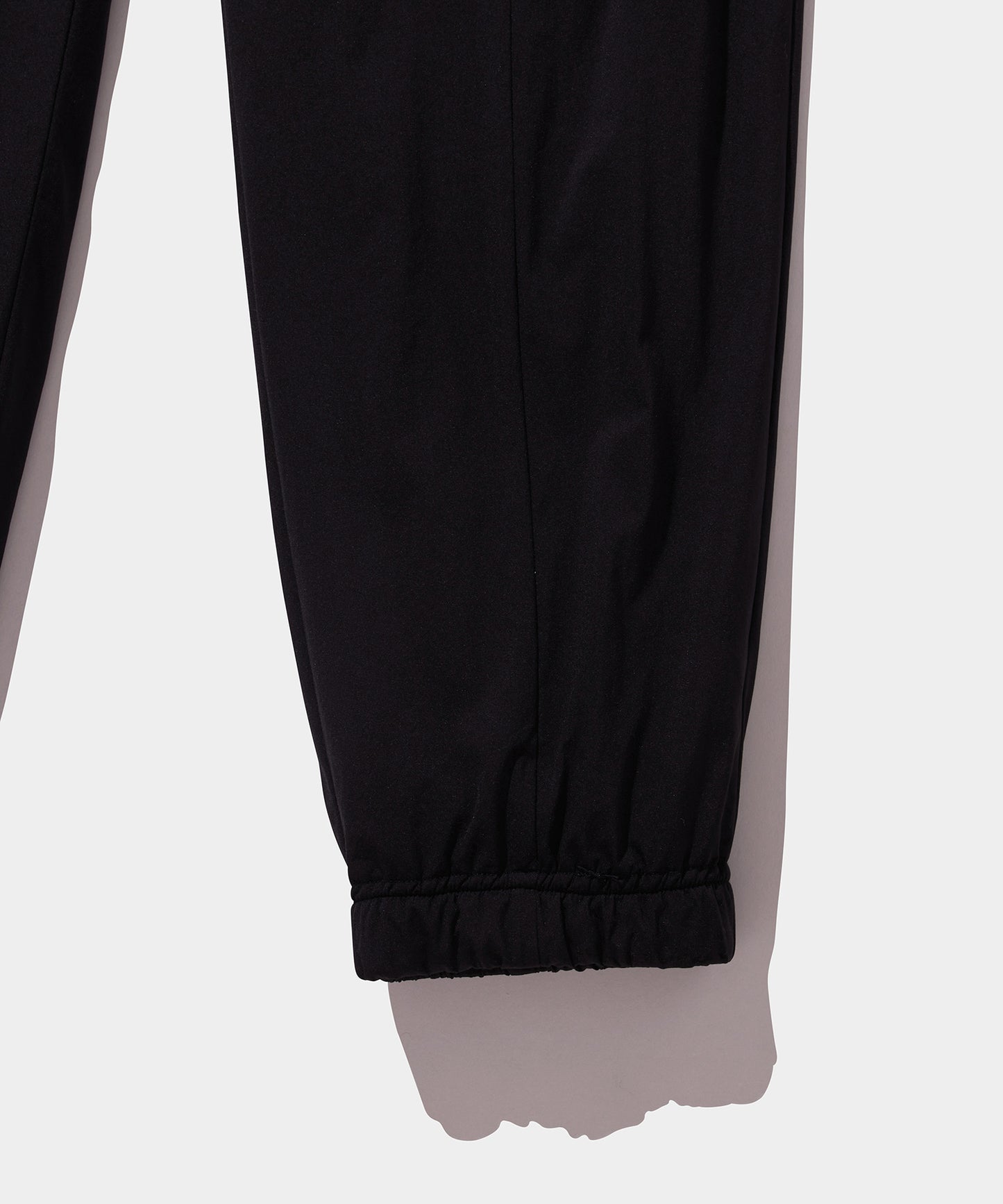 WOVEN NYLON LONG PANTS BLACK