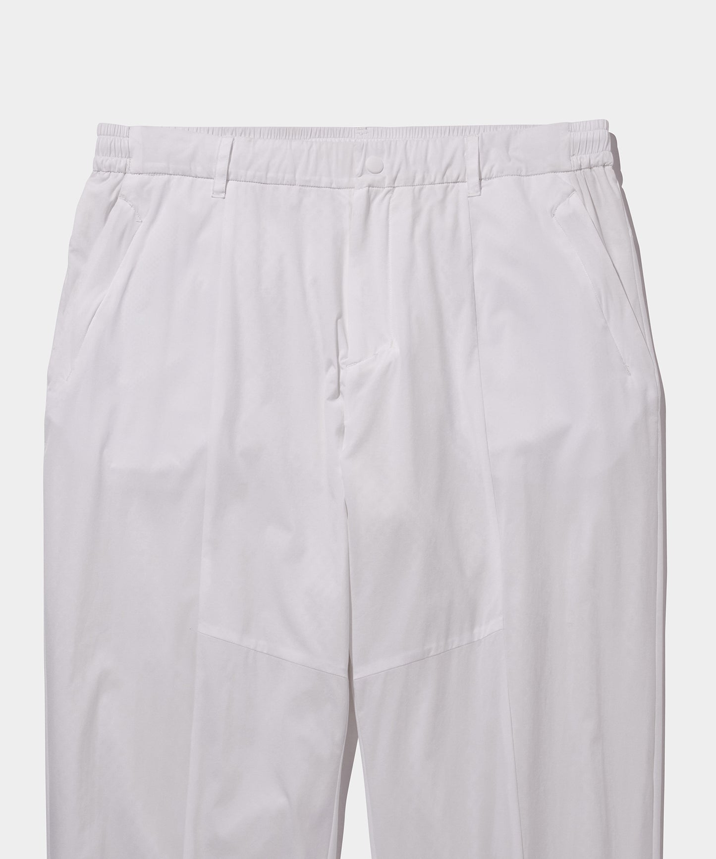 WOVEN NYLON LONG PANTS WHITE