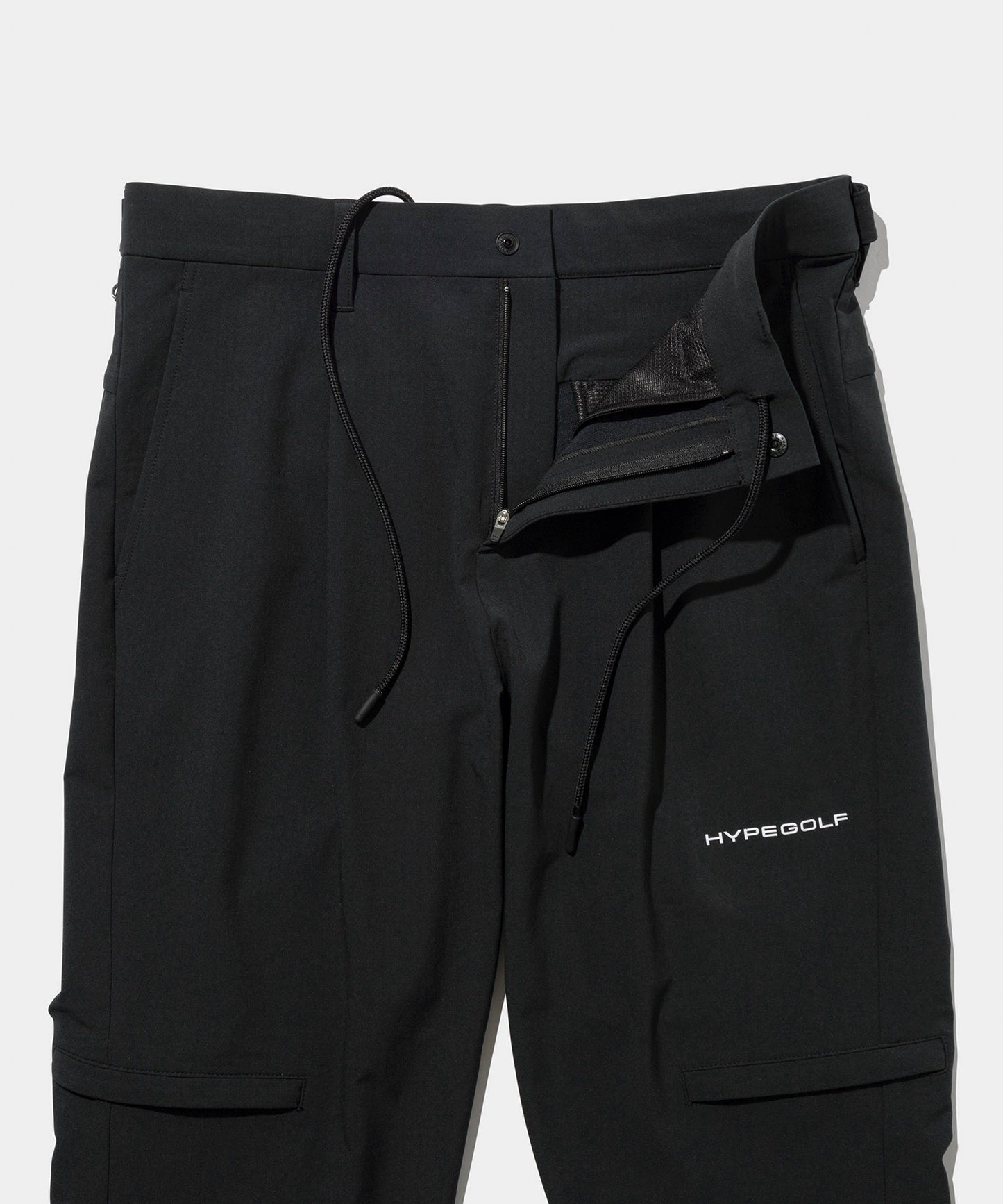 TUCK LONG PANTS BLACK