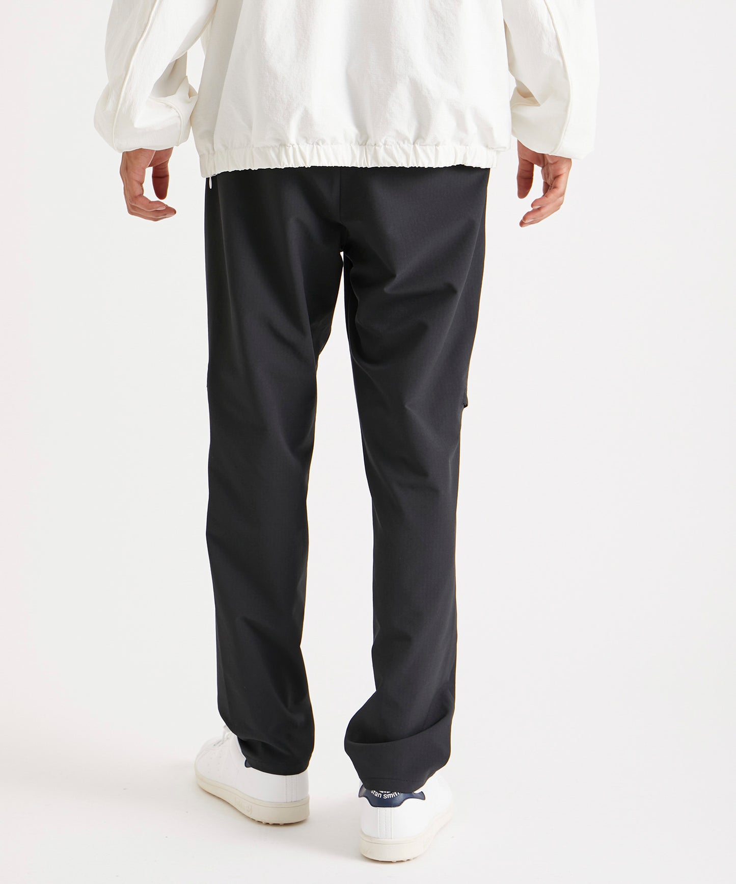 TUCK LONG PANTS BLACK