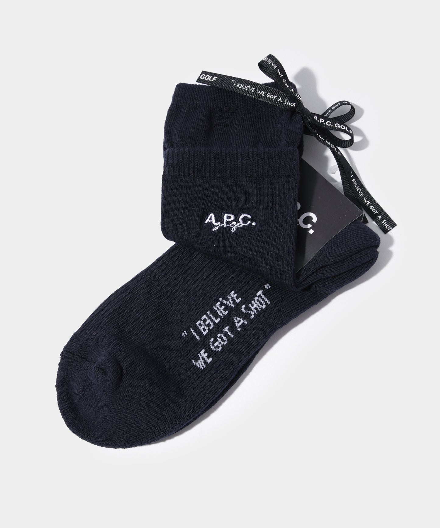 A.P.C.GOLF EMMA SOCKS NAVY