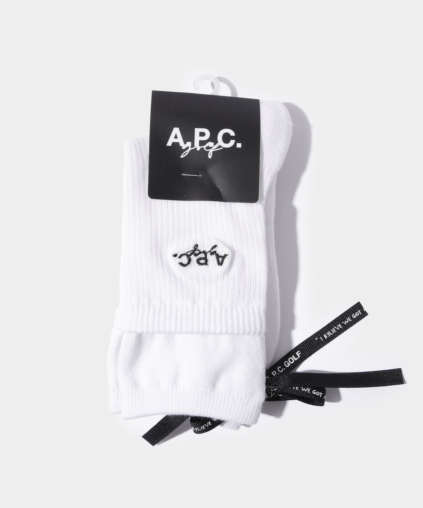 A.P.C.GOLF EMMA SOCKS WHITE