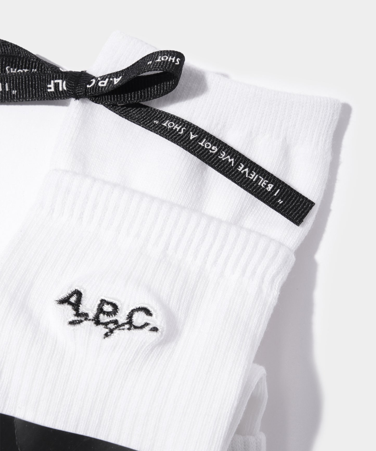 A.P.C.GOLF EMMA SOCKS WHITE