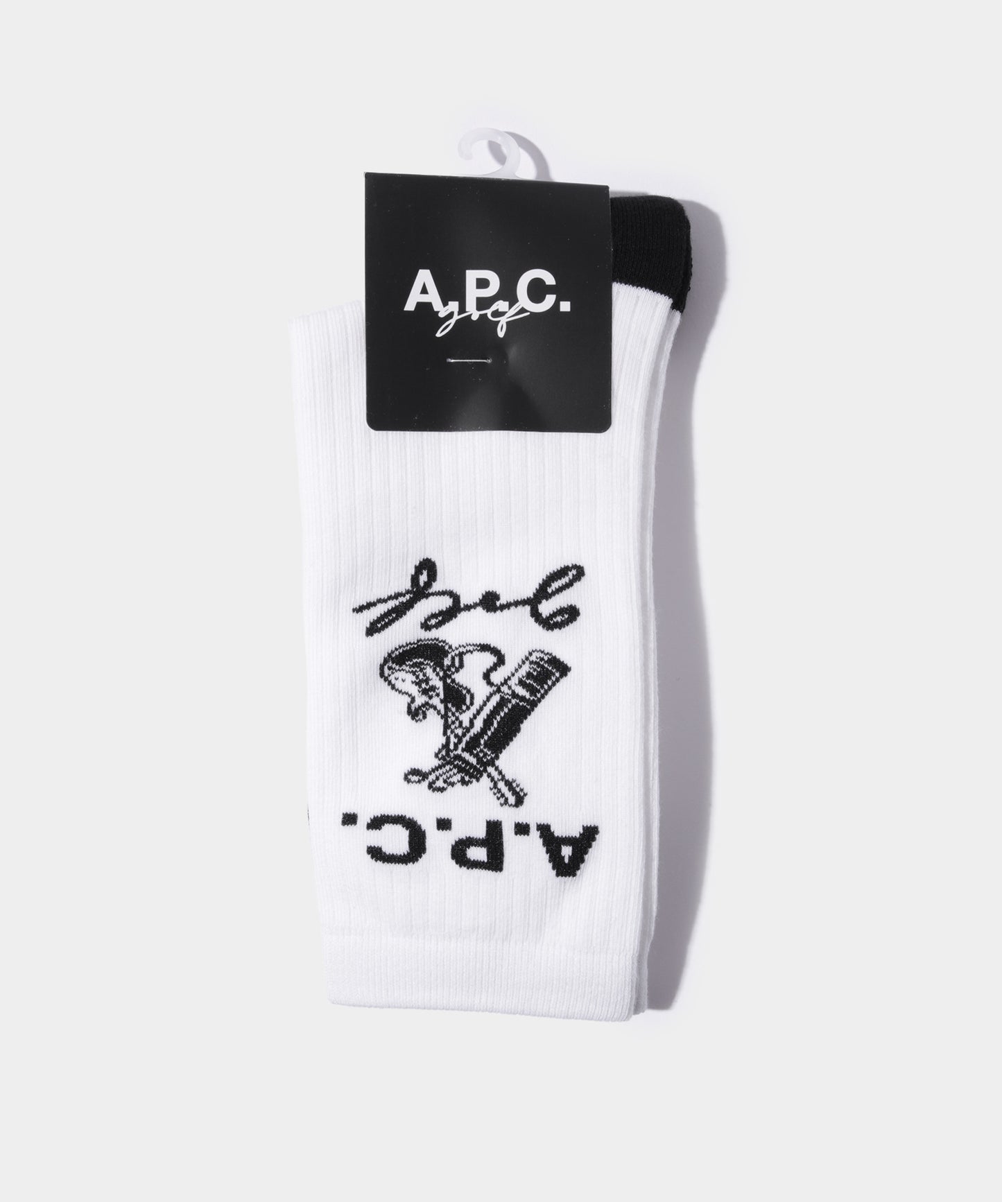 A.P.C.GOLF JEAN SOCKS WHITE