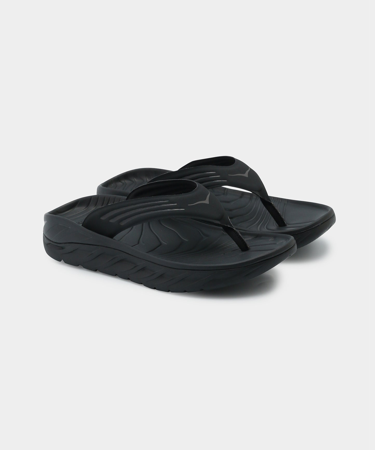 HOKA ORA RECOVERY FLIP MEN BLACK
