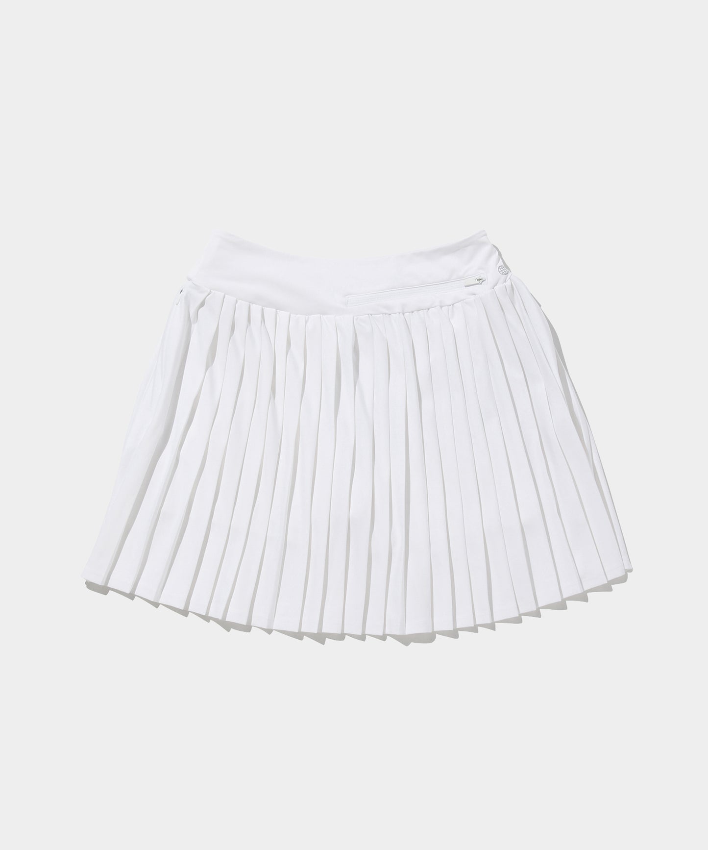 adidas women's ライトウェイト プリーツスカート WHITE