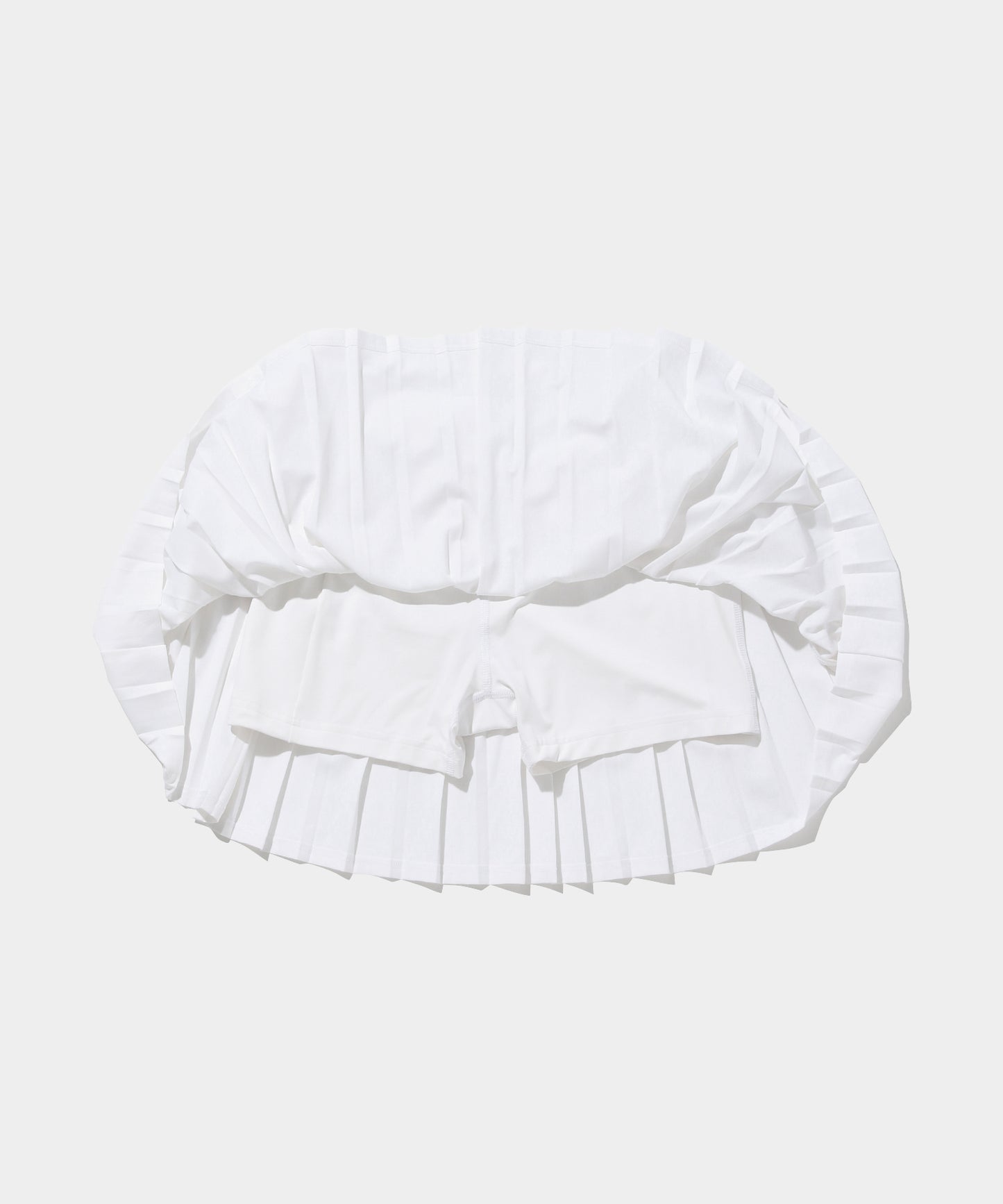 adidas women's ライトウェイト プリーツスカート WHITE