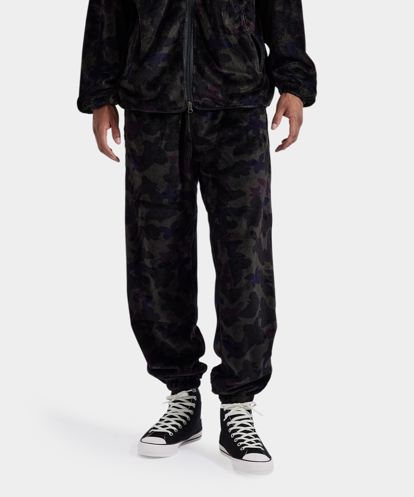 NEEDLES W.U.Pants-Micro Fur / CAMO