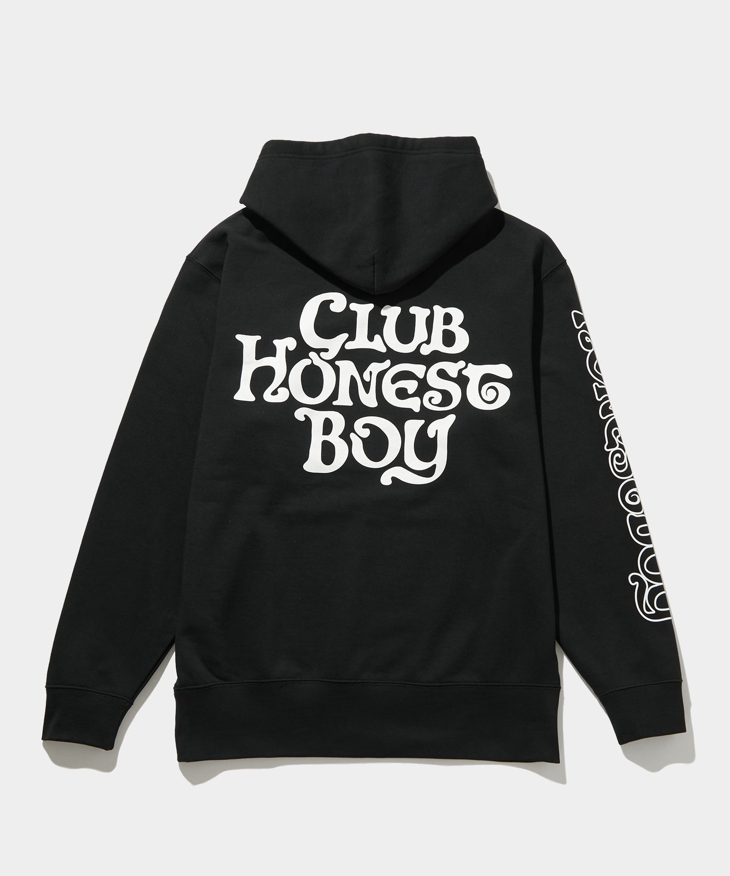 CLUB HONEST BOY HOODIE / LS BLACK