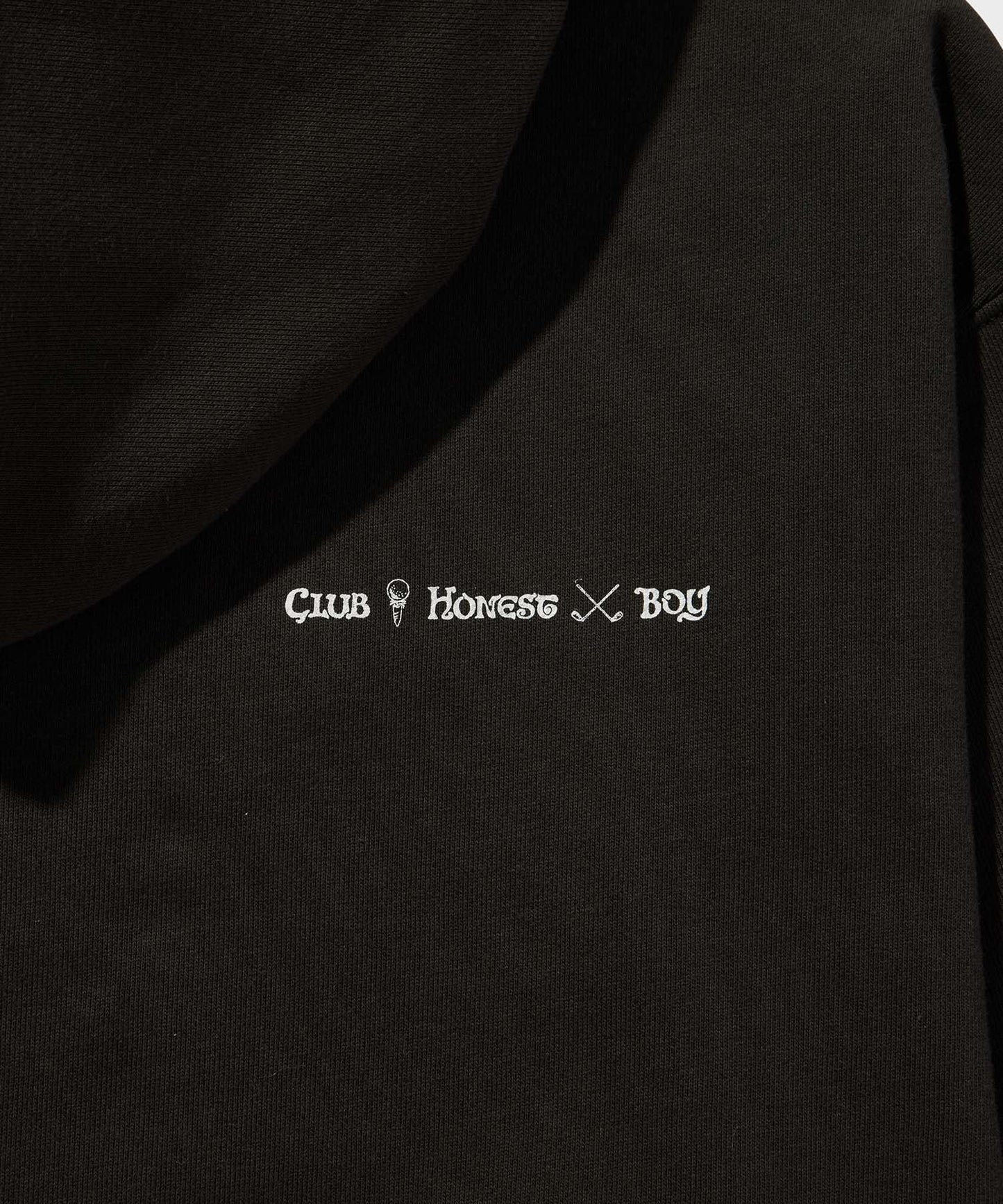 CLUB HONEST BOY SWEAT HOODIE BLACK