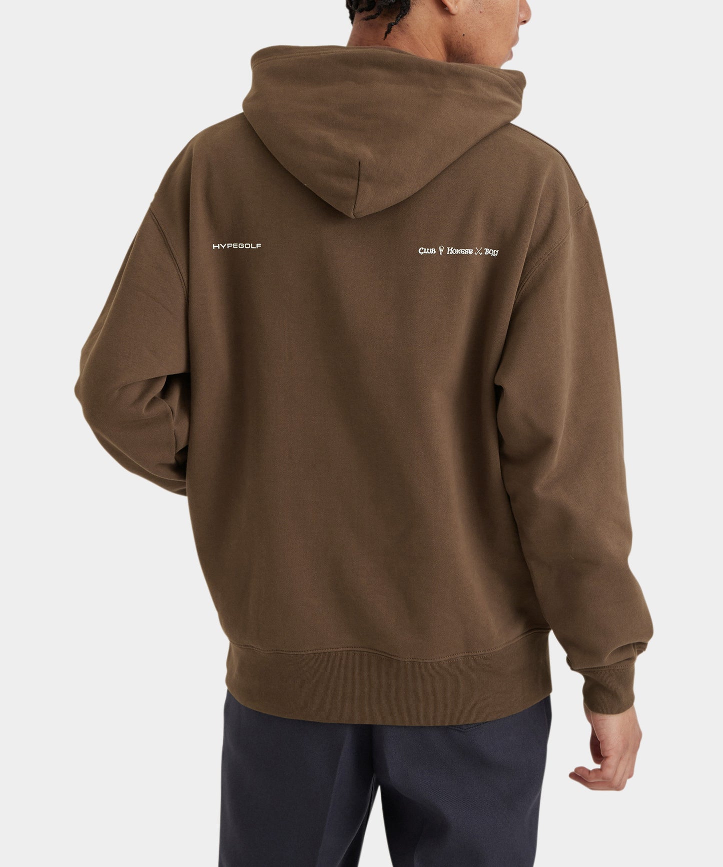 CLUB HONEST BOY SWEAT HOODIE BROWN