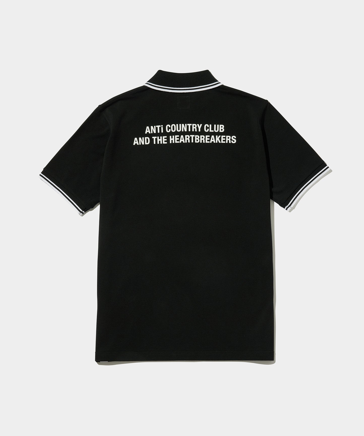 BEDWIN × ANTI COUNTRY CLUB S/S POLO SHIRT BLACK