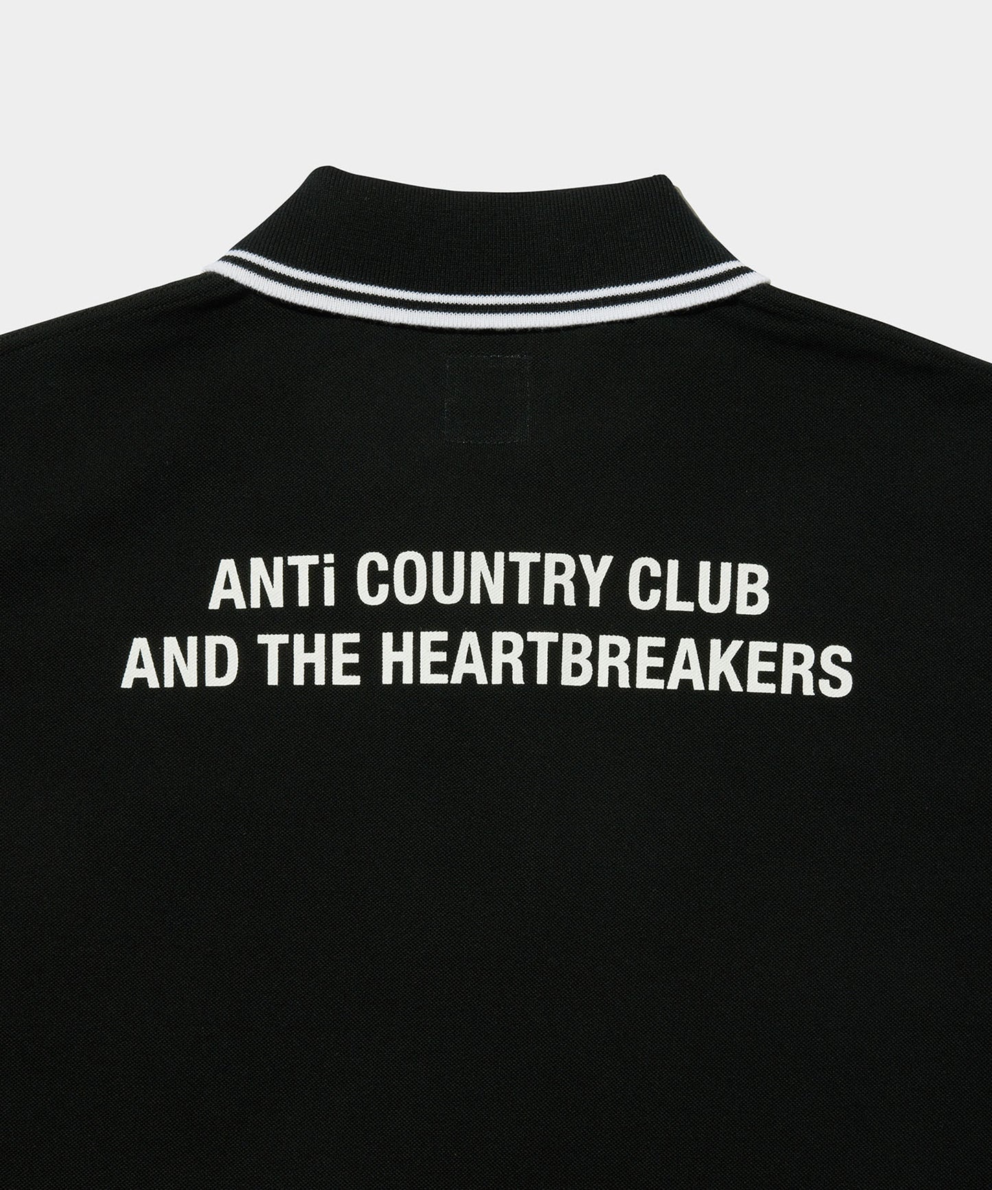 BEDWIN × ANTI COUNTRY CLUB S/S POLO SHIRT BLACK