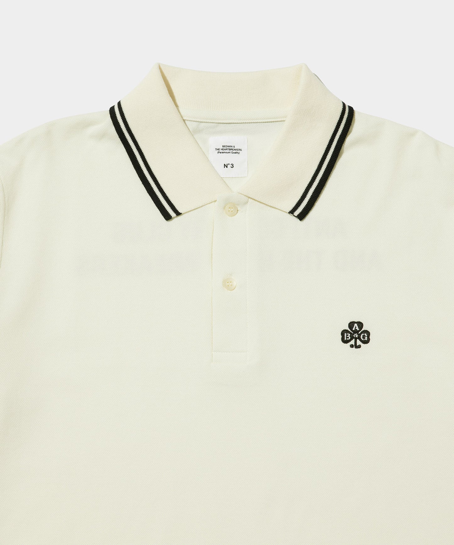BEDWIN × ANTI COUNTRY CLUB S/S POLO SHIRT WHITE