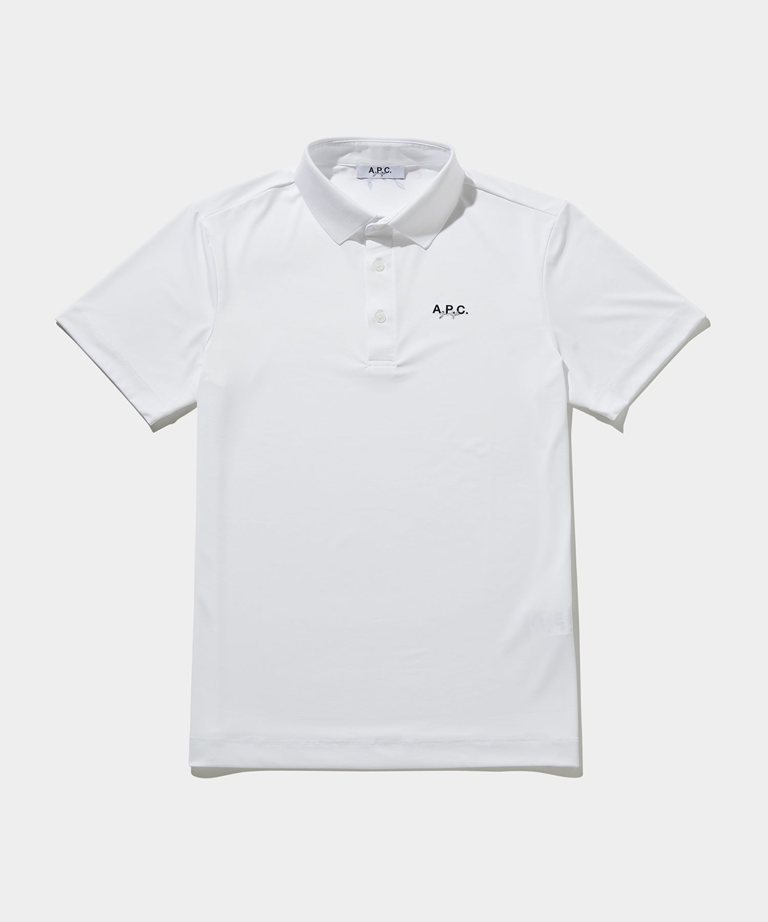 A.P.C.GOLF POLO WHITE – HYPEGOLF ONLINE STORE