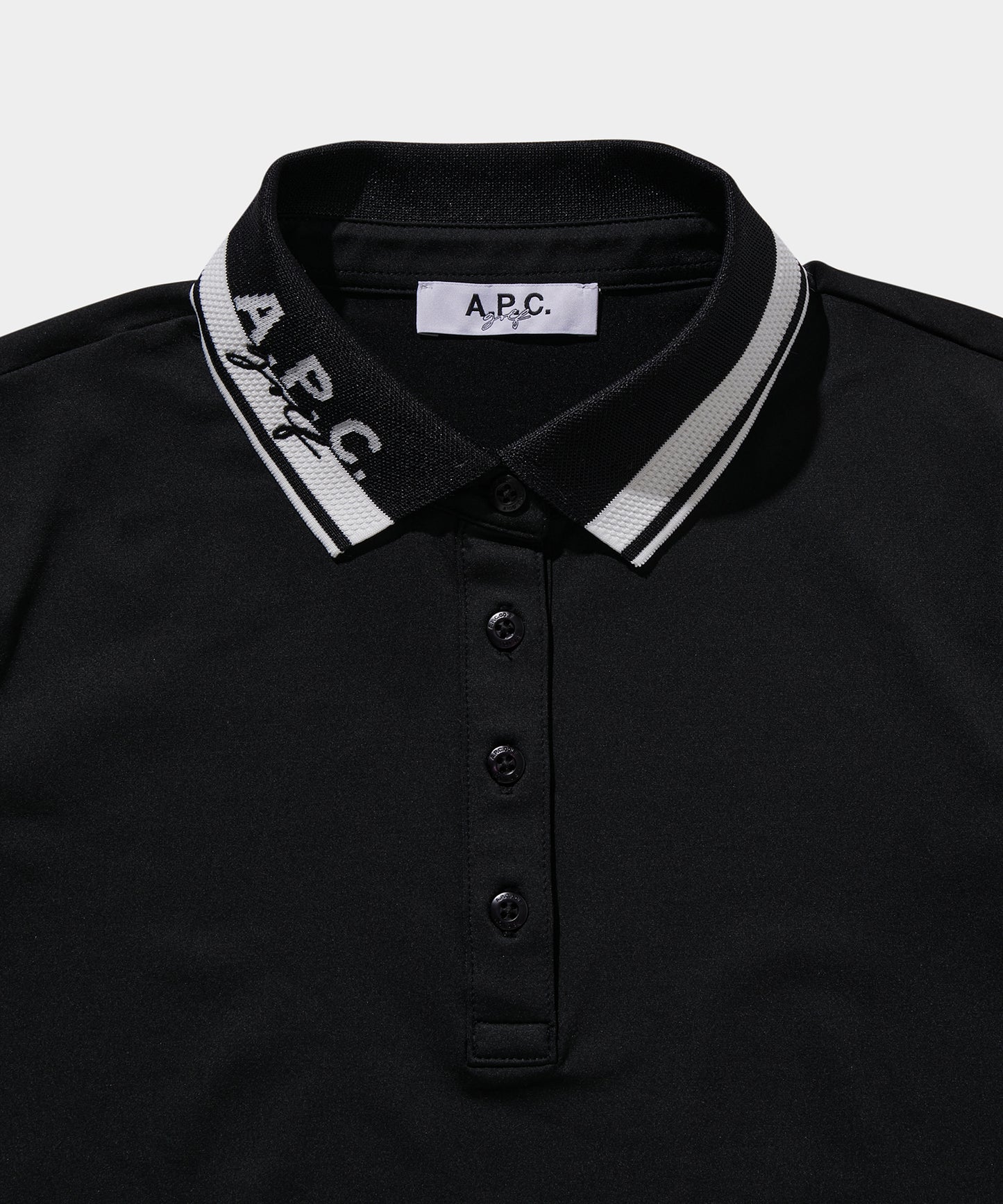 Women's A.P.C.GOLF POLO BLACK