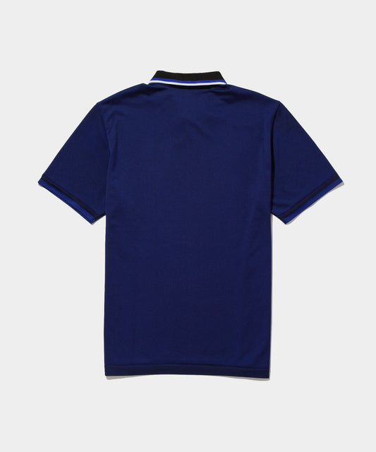 adidas PRIMEKNIT サイドシームレス 半袖ポロシャツ BLUE