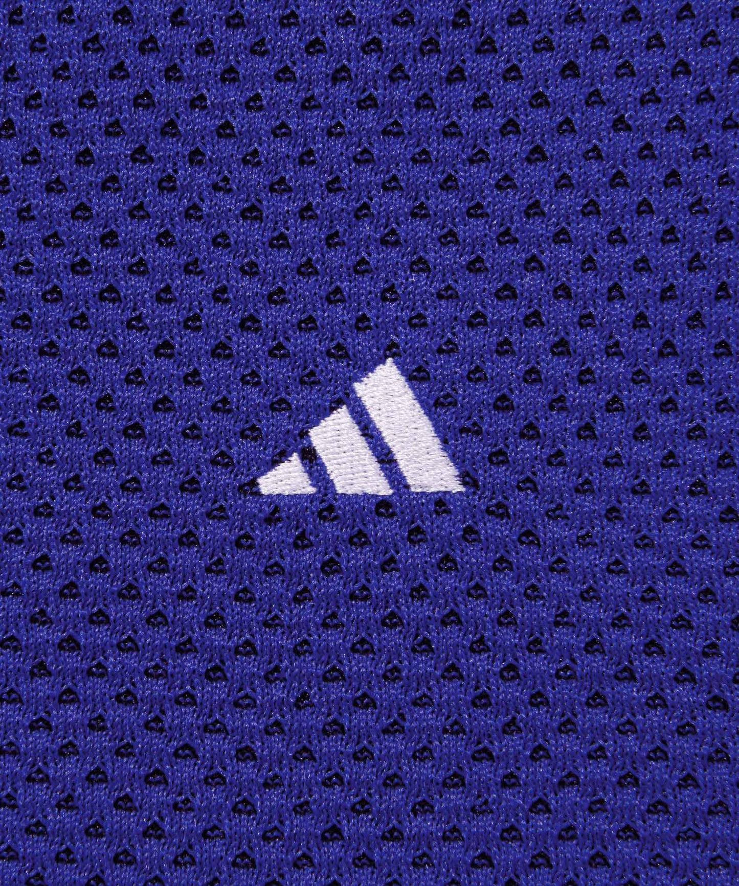 adidas women's PRIMEKNIT ジャカード 半袖ポロシャツ BLUE