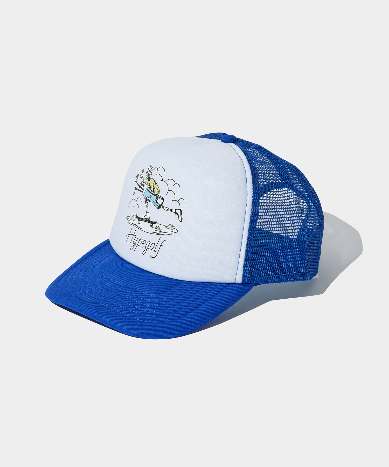 HOOKED GOLF CAP WHITE x BLUE – HYPEGOLF ONLINE STORE