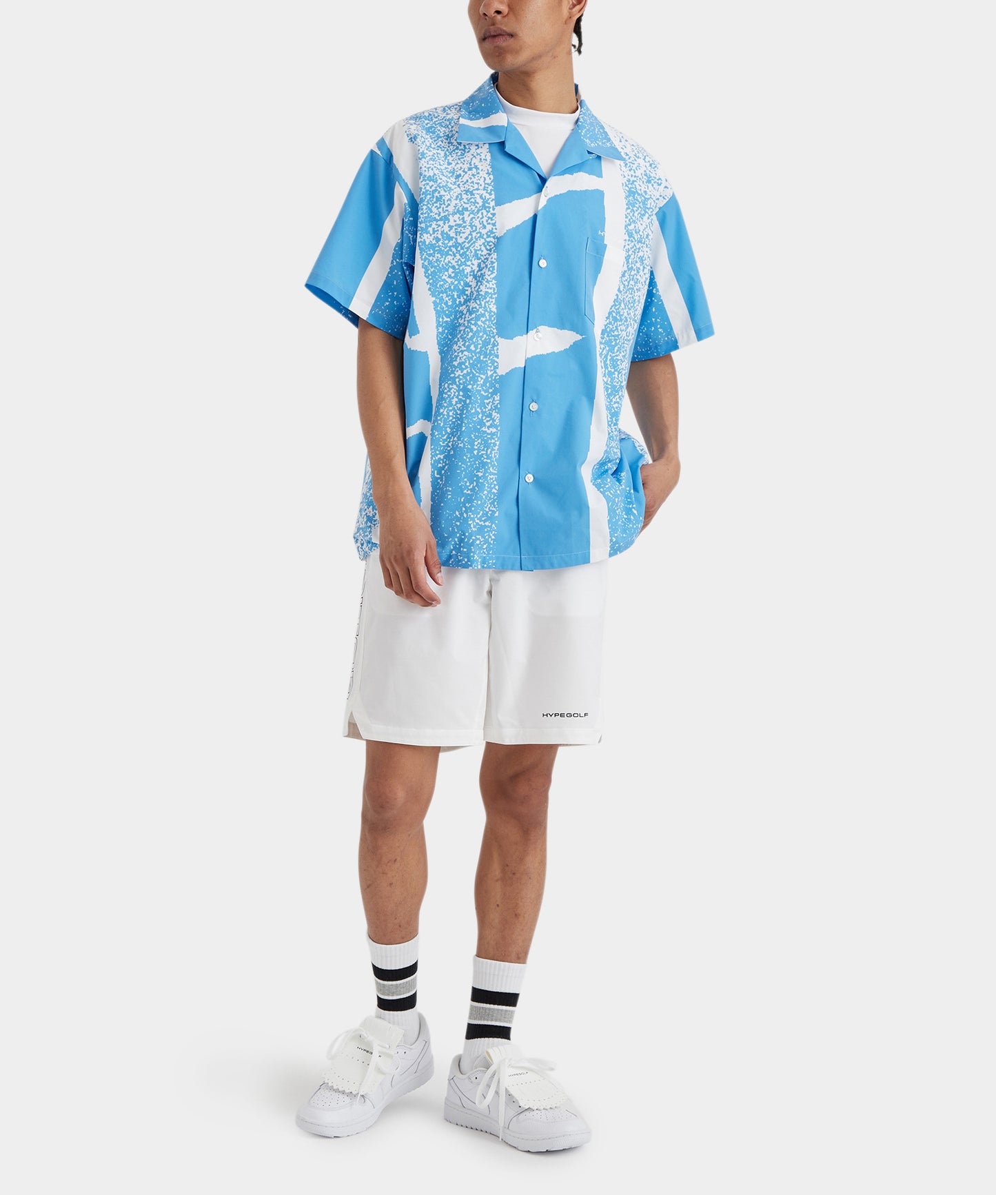 SPLASH OPEN COLLAR SHIRT