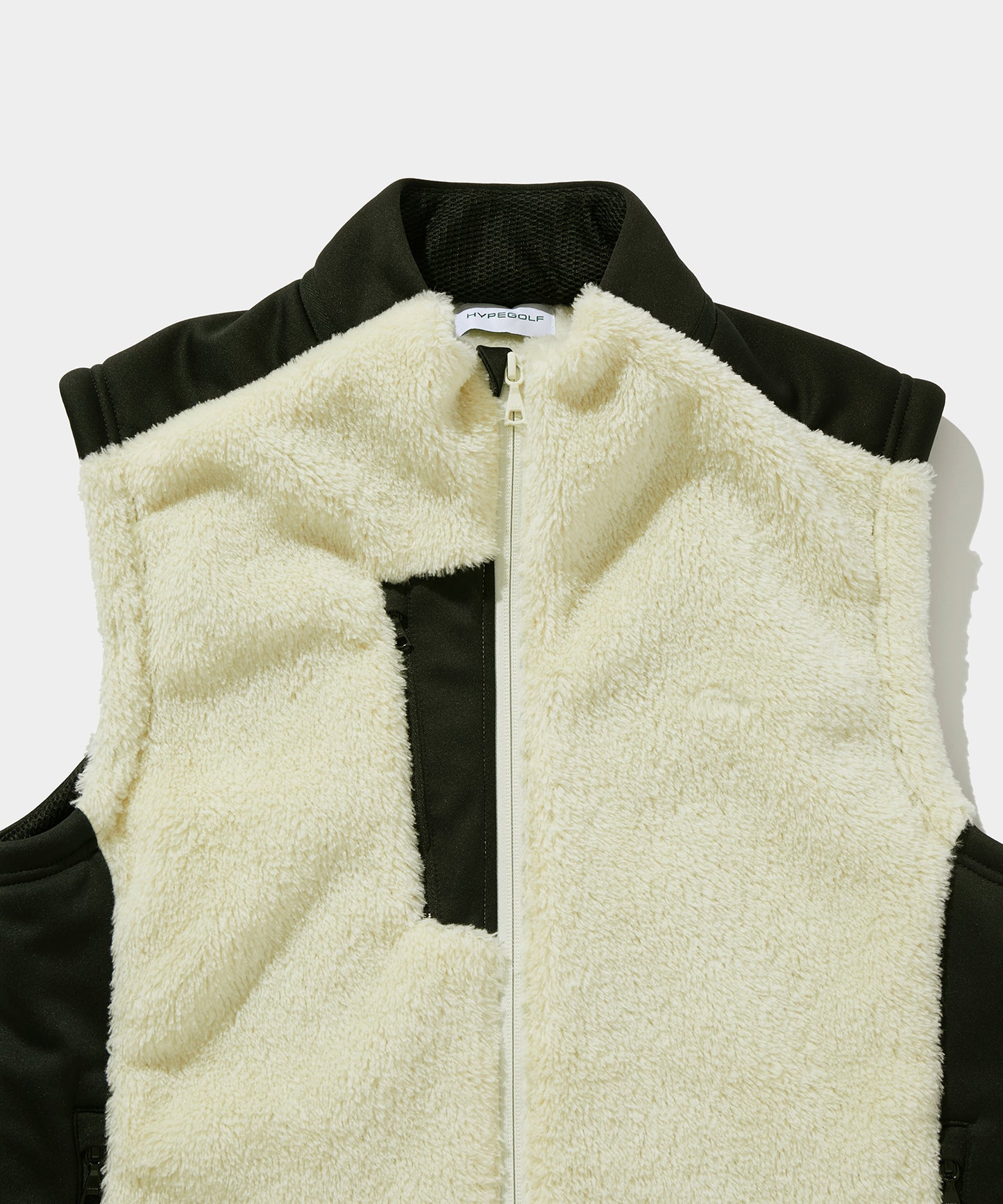 FLEECE VEST WHITE