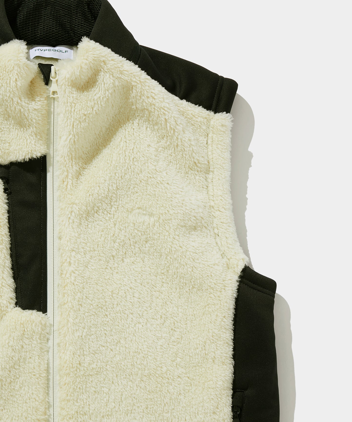 FLEECE VEST WHITE