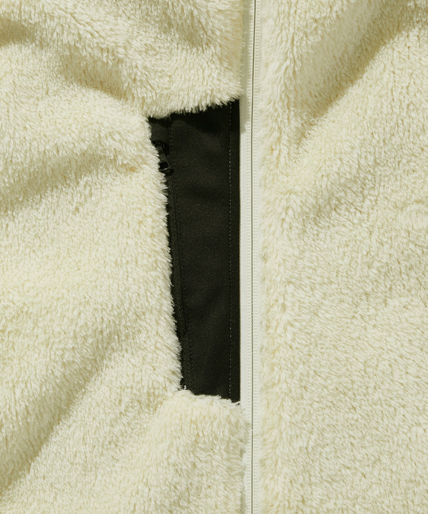 FLEECE VEST WHITE