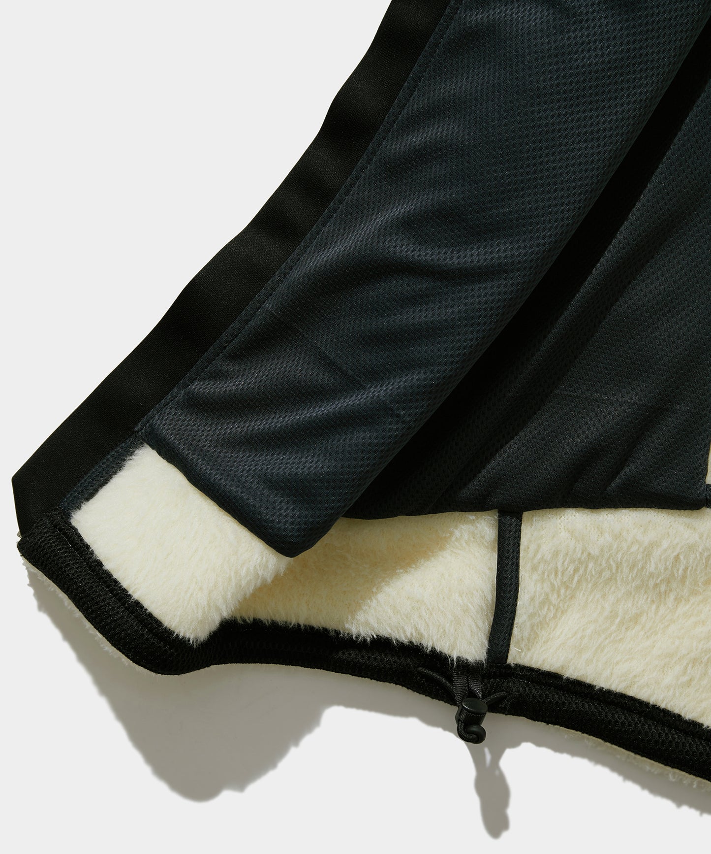 FLEECE VEST WHITE