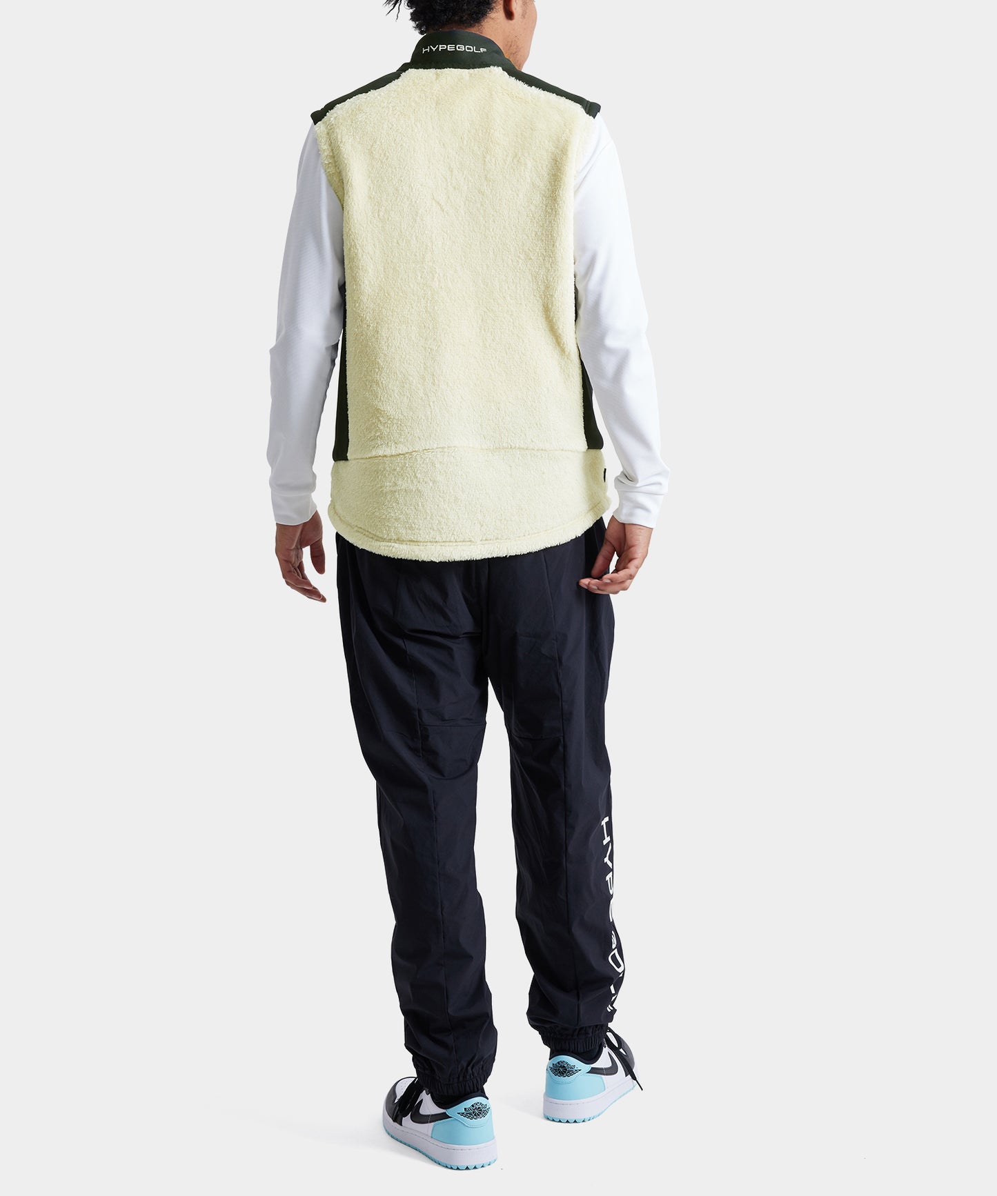 FLEECE VEST WHITE