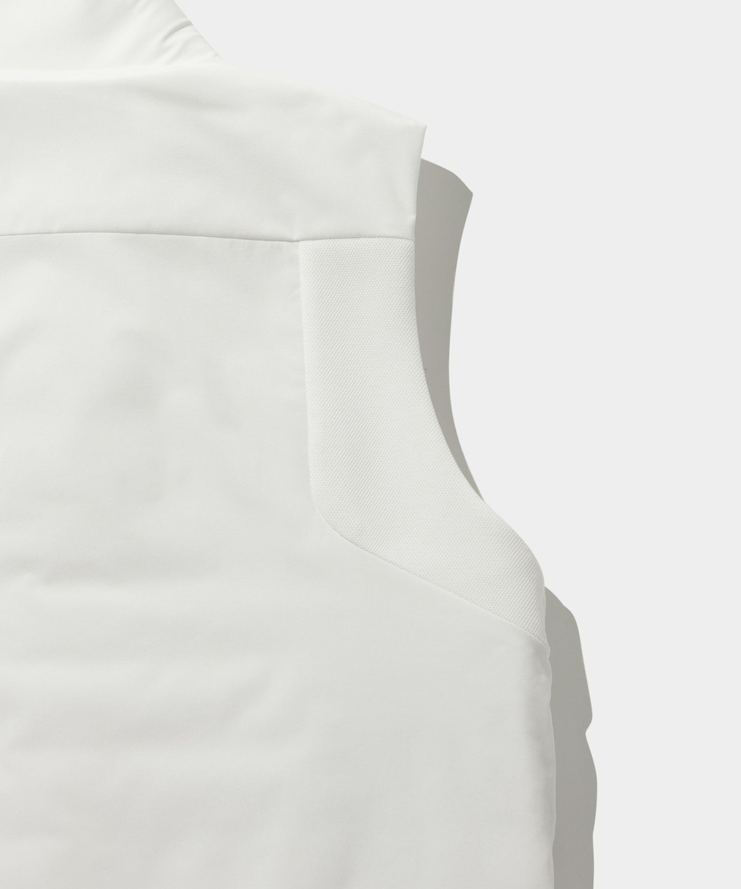 PADDING ZIP-UP VEST WHITE