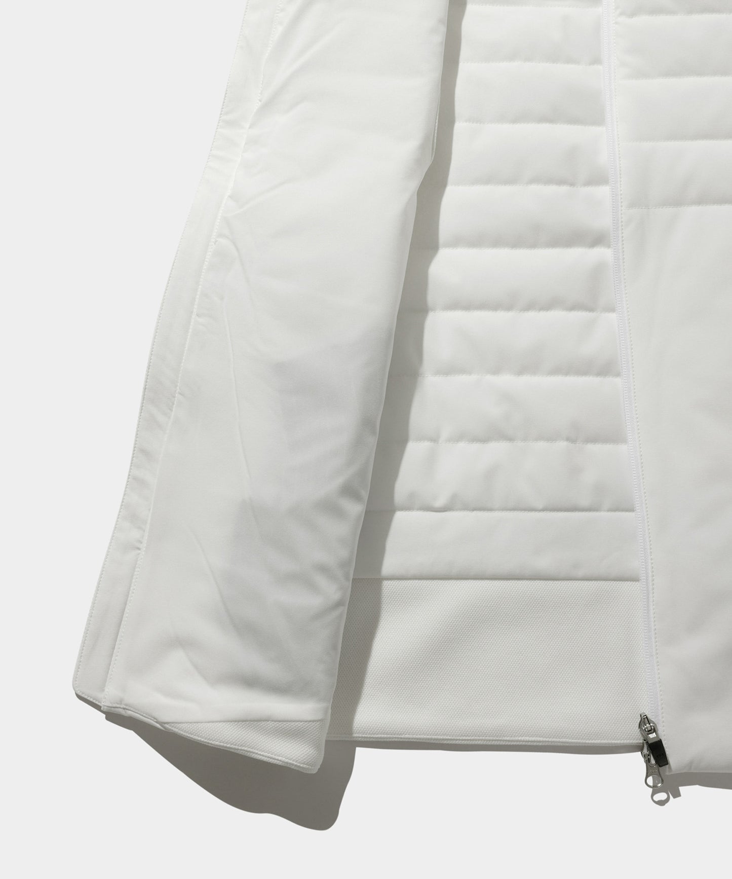 PADDING ZIP-UP VEST WHITE
