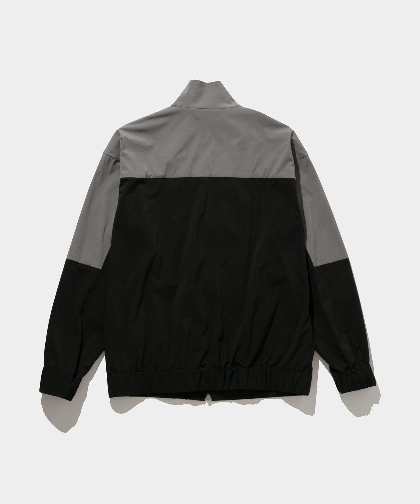 Bicolored Zip Jacket BLKxGRY