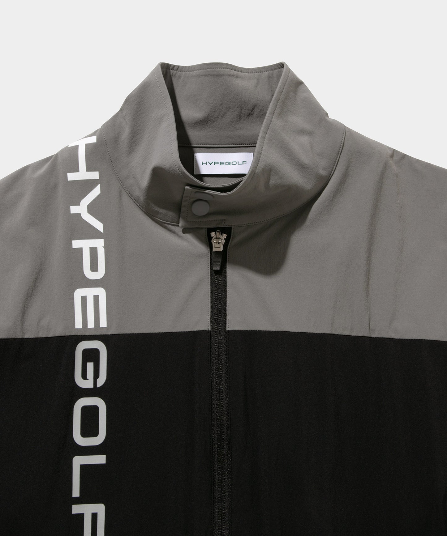 Bicolored Zip Jacket BLKxGRY