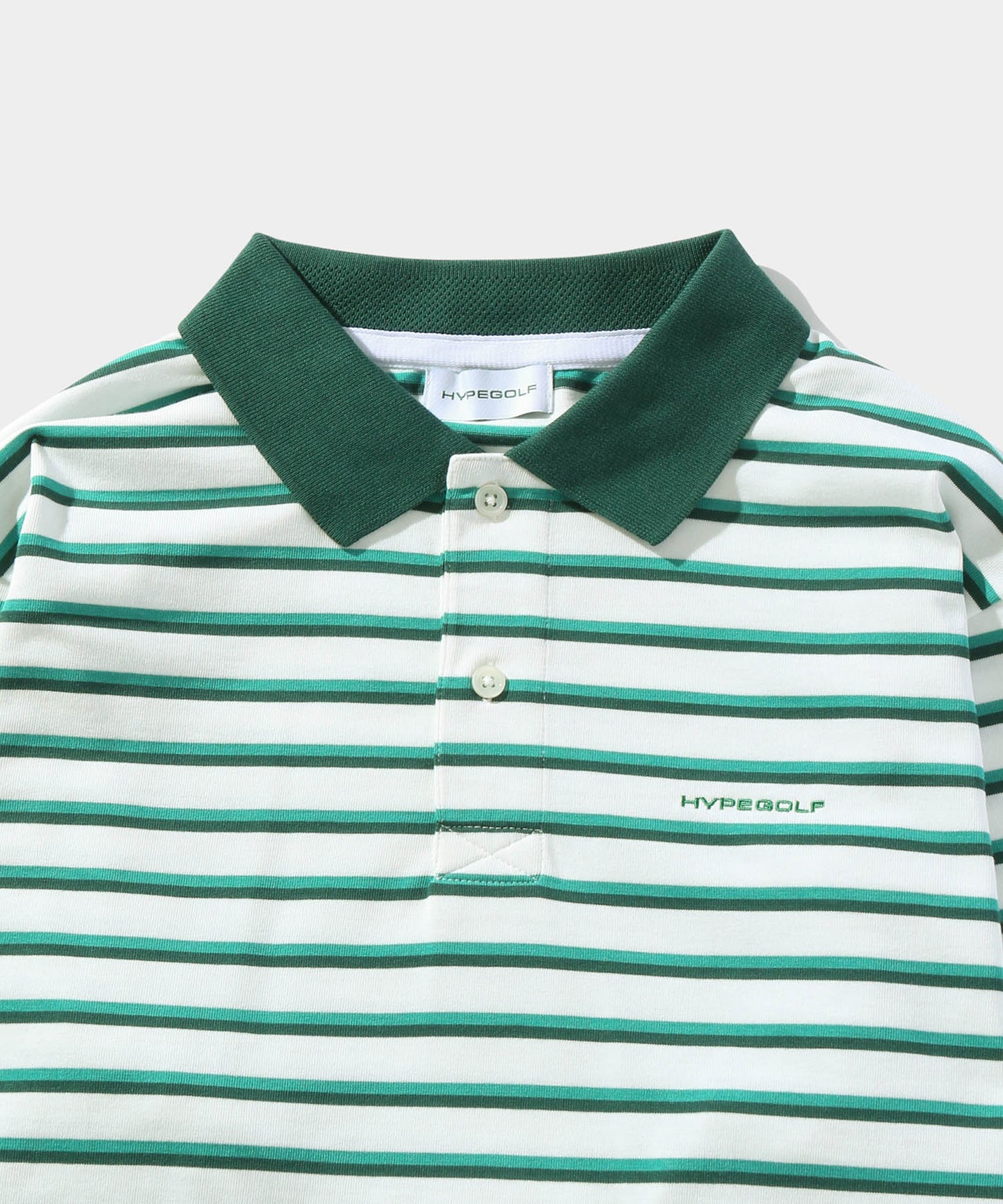 Colored stripe POLO WHITE