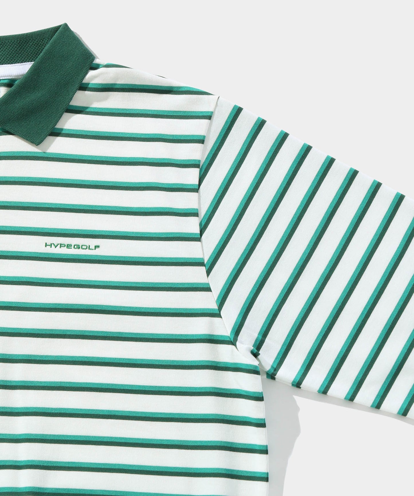 Colored stripe POLO WHITE