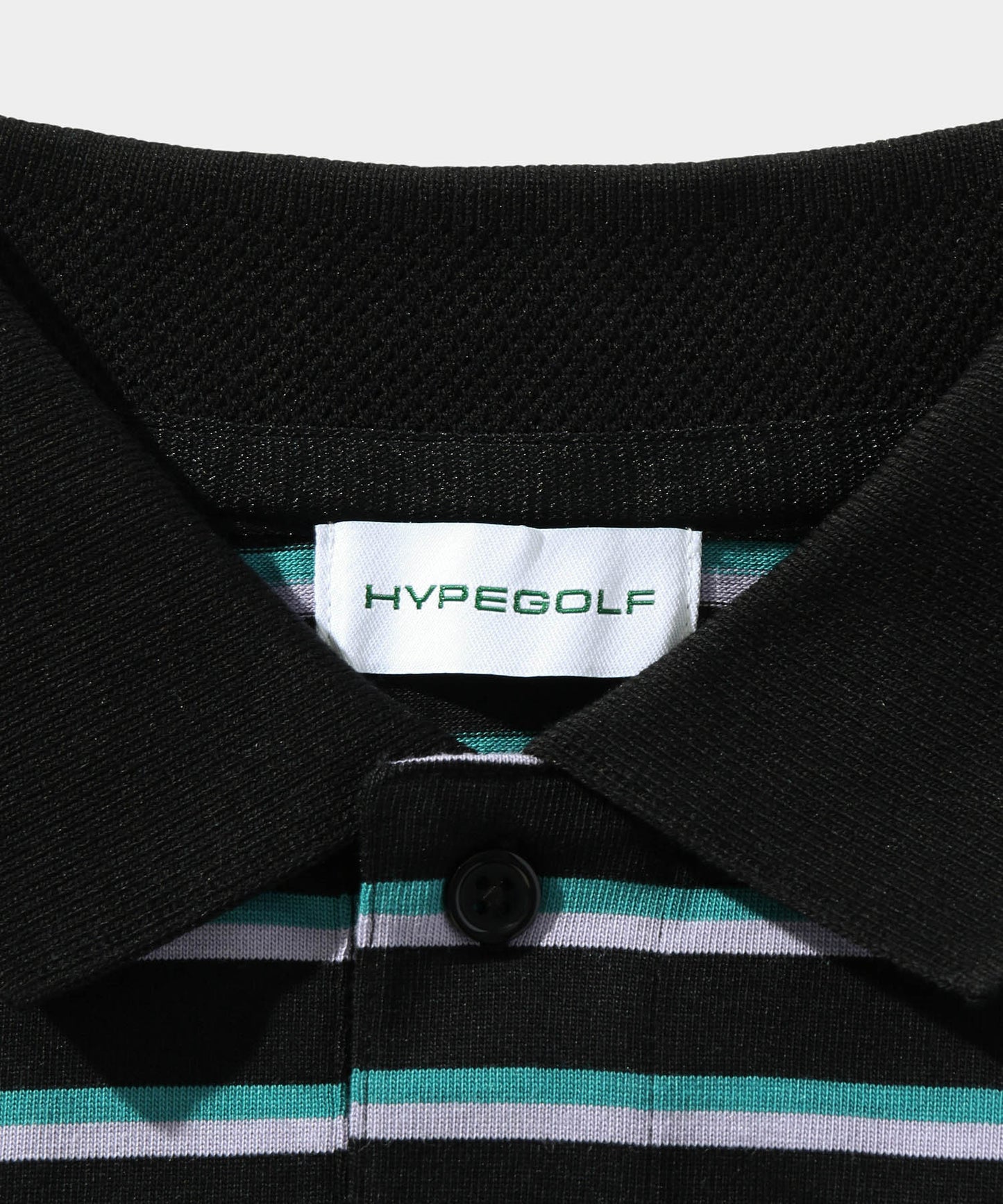Colored stripe POLO BLACK