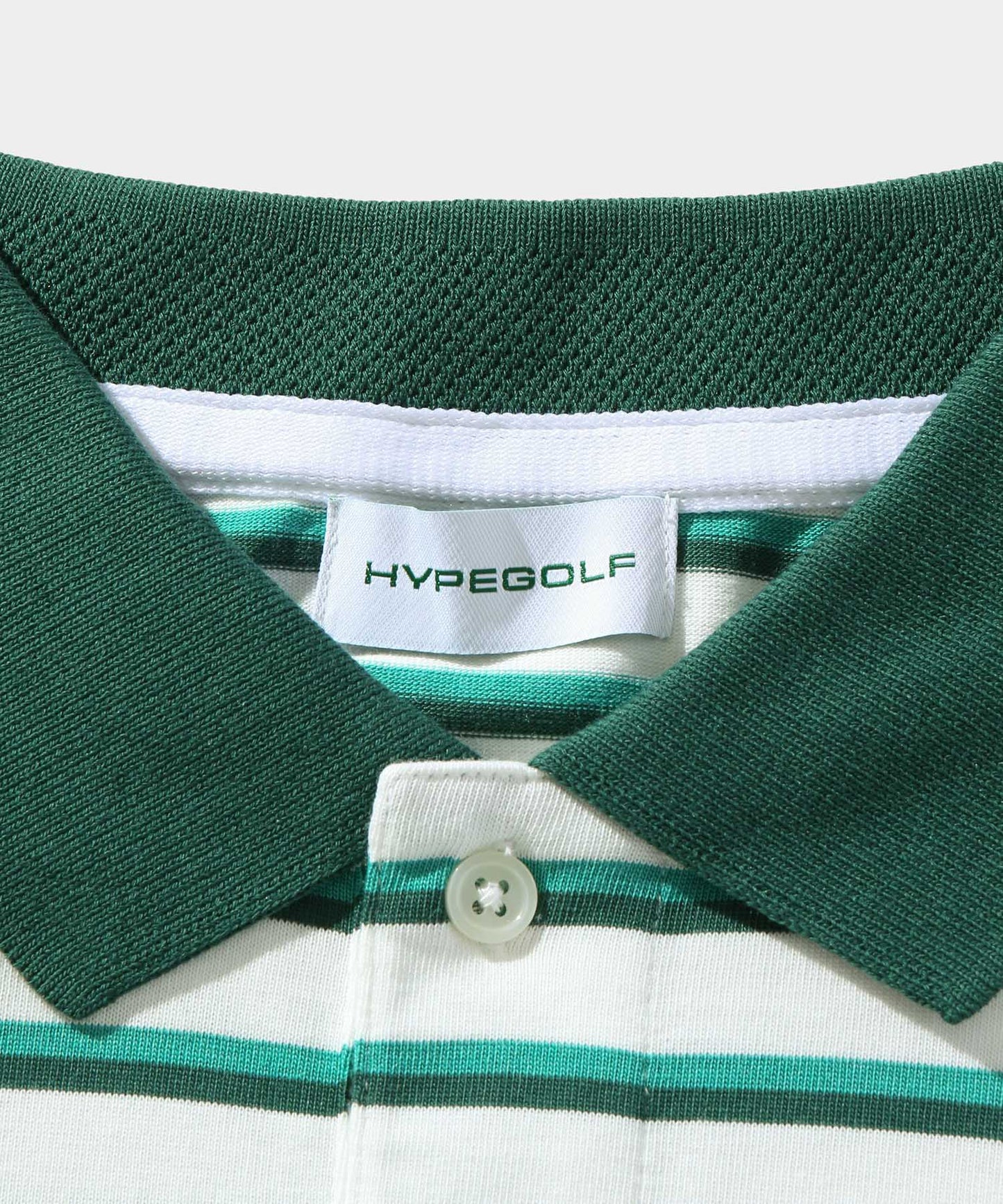 Colored stripe POLO WHITE