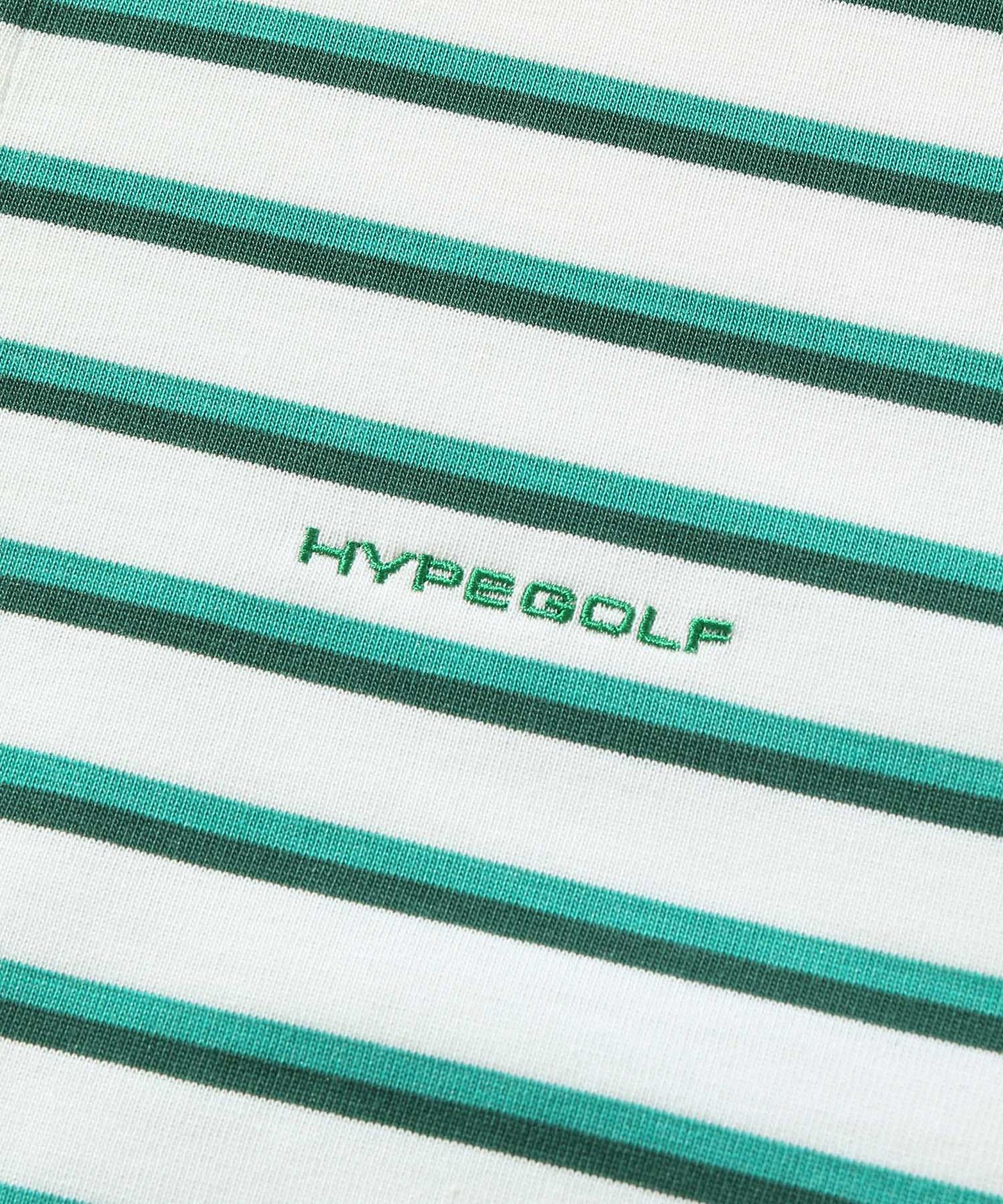 Colored stripe POLO WHITE