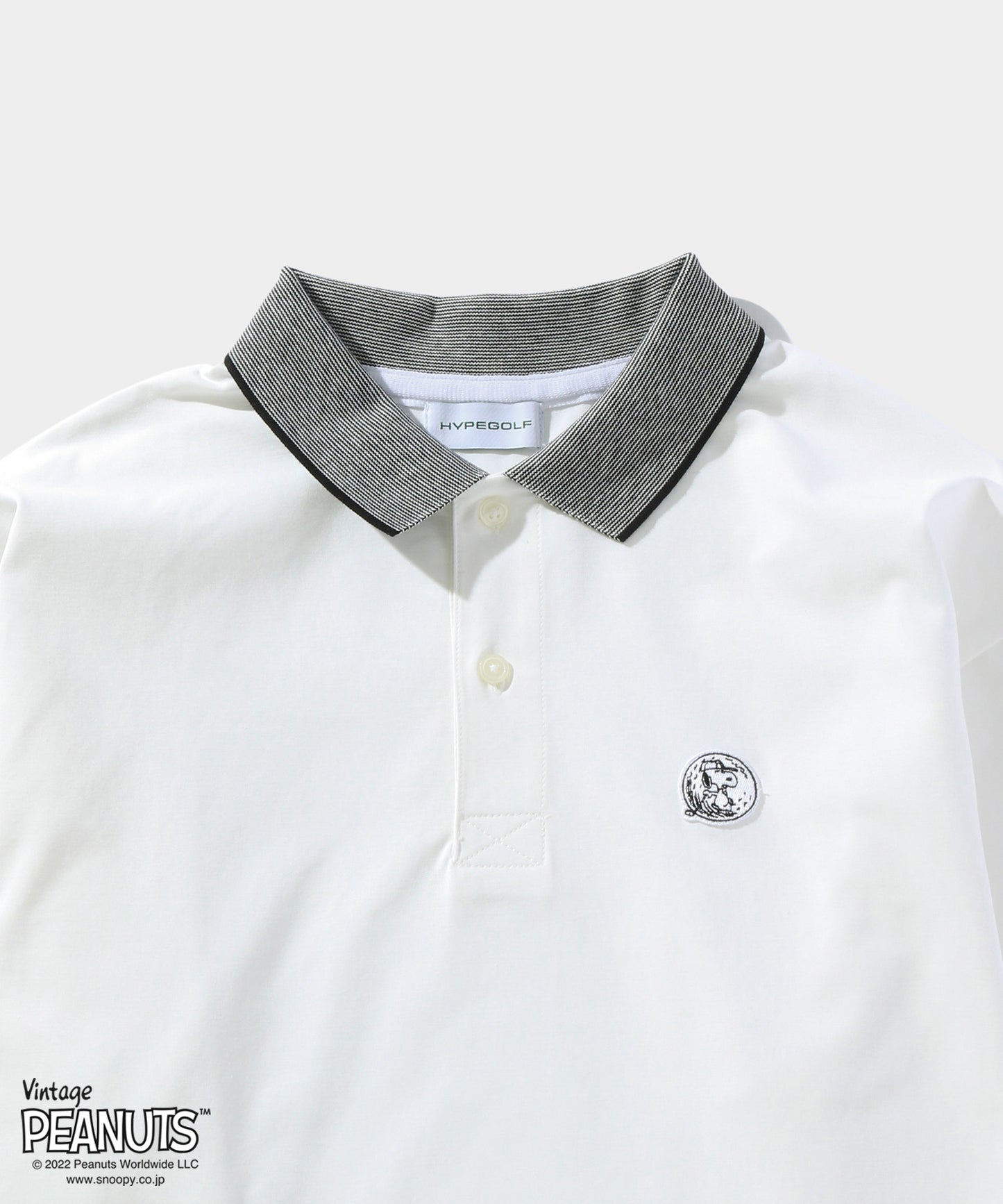 Peanuts POLO long Sleeve WHITE